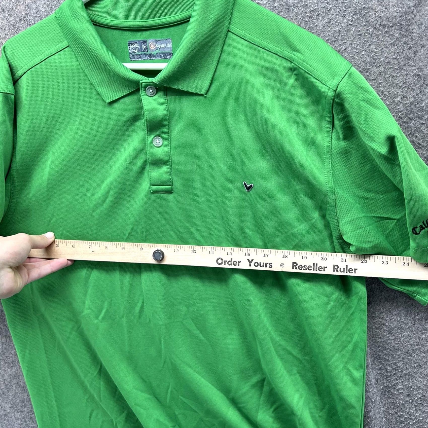 Callaway Callaway Polo Shirt Mens XL Green Opti Dri Moisture Wicking Golf Performance Short Sleeve Polo Mens XL Green Opti Dri Moisture Wicking Size US XL / EU 56 / 4 - 4 Thumbnail