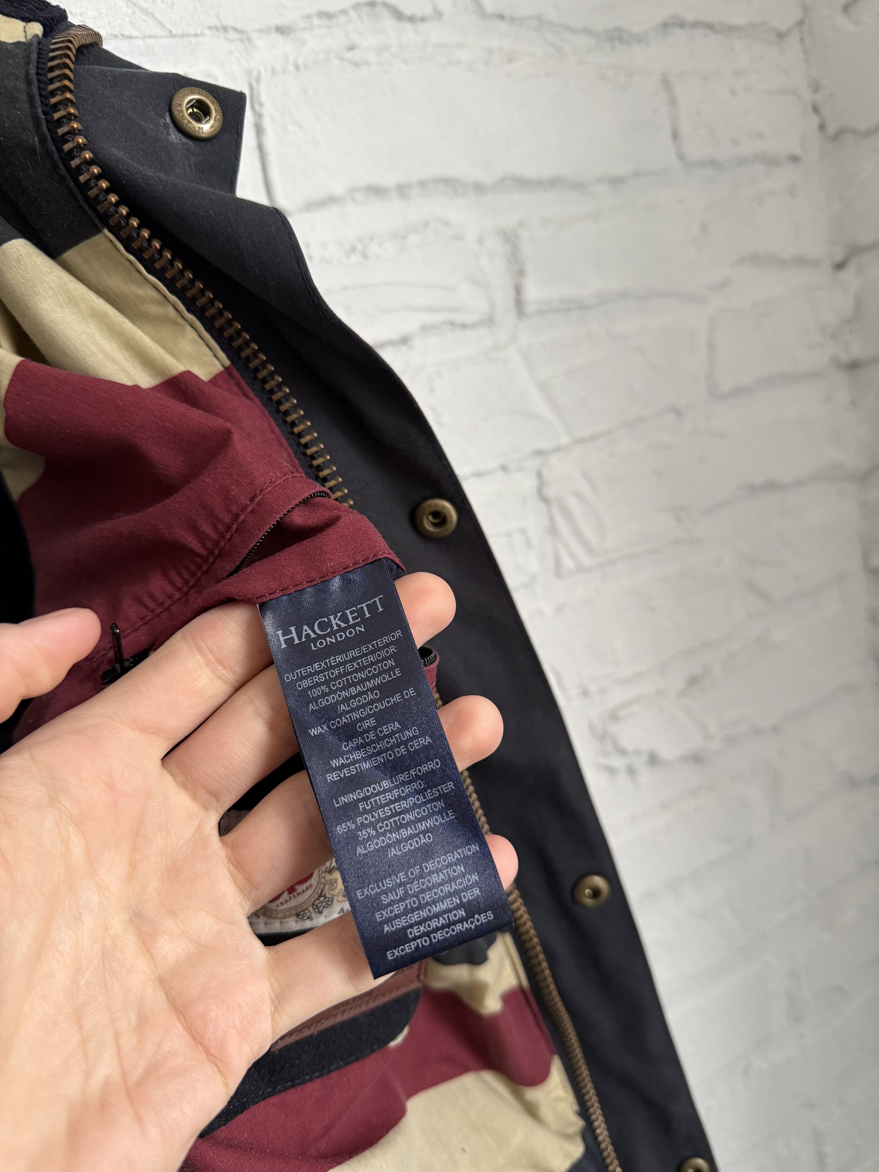 Hackett Hackett wax rally jacket millerain Size US S / EU 44-46 / 1 - 8 Thumbnail