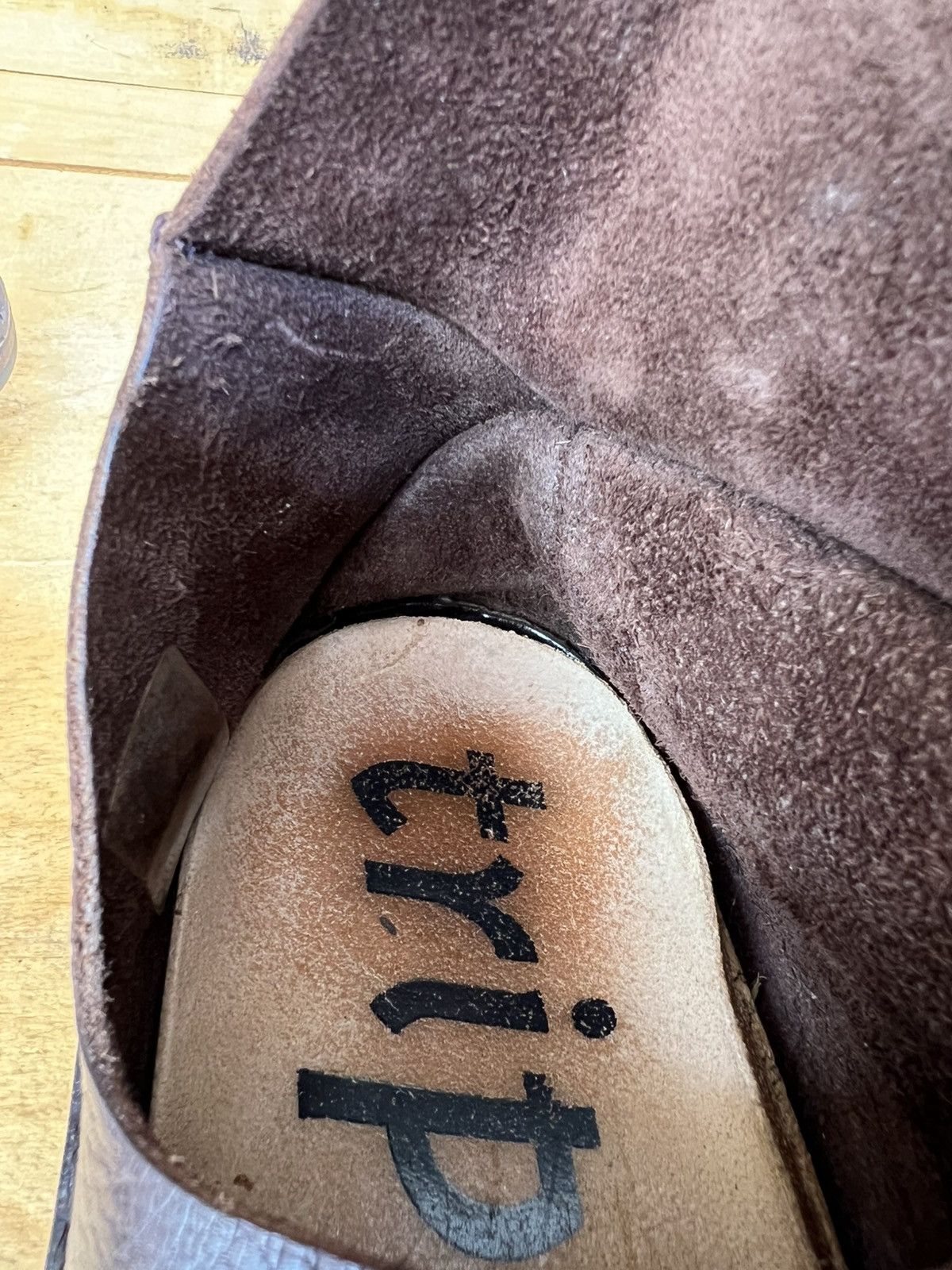 Trippen Trippen Leather Women's Brown Flat Shoes Size EU 38 / US 7 Size US 8 / IT 38 - 16 Thumbnail