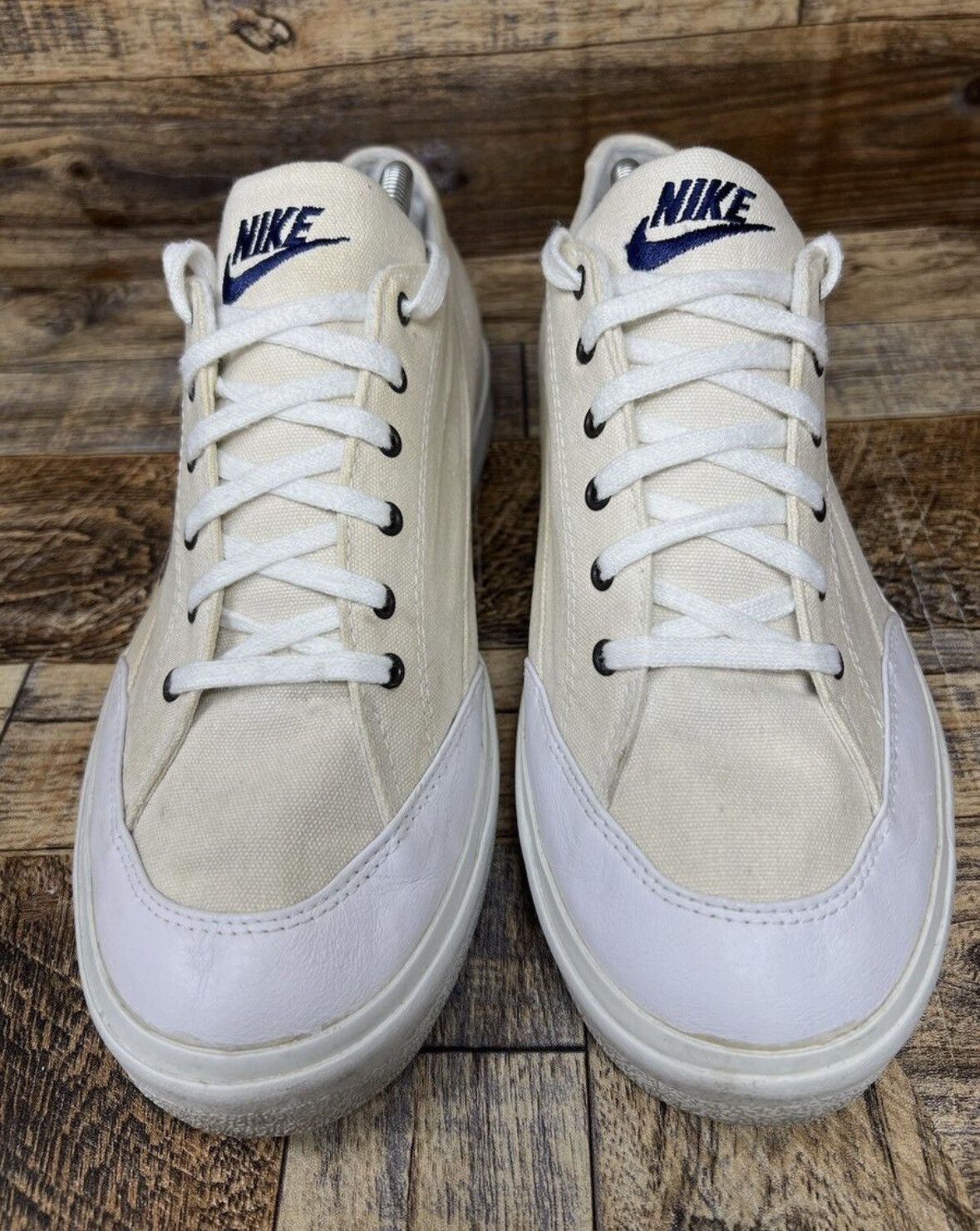 Nike VINTAGE RARE 1980’s Nike Classic All Court Cream Low Canvas Size US 10 / EU 43 - 2 Thumbnail