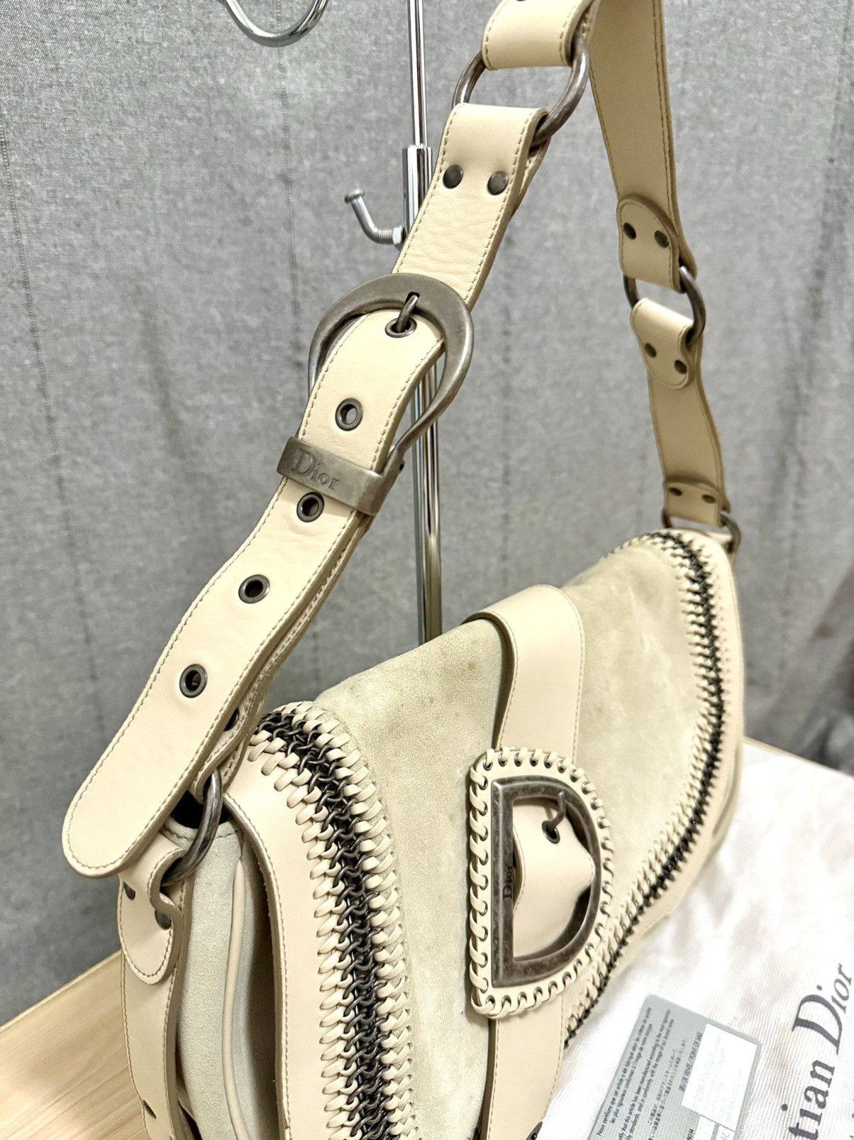 Dior 2005 Christian Dior Gaucho Saddle Bag John Galliano era Size ONE SIZE - 8 Thumbnail