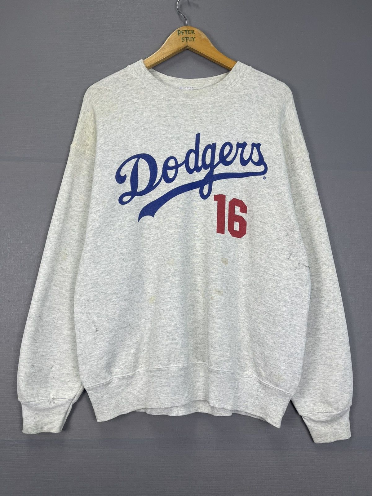 MLB Vintage 1995 MLB LA Dodgers Team Sweatshirt Size US L / EU 52-54 / 3 - 1 Thumbnail