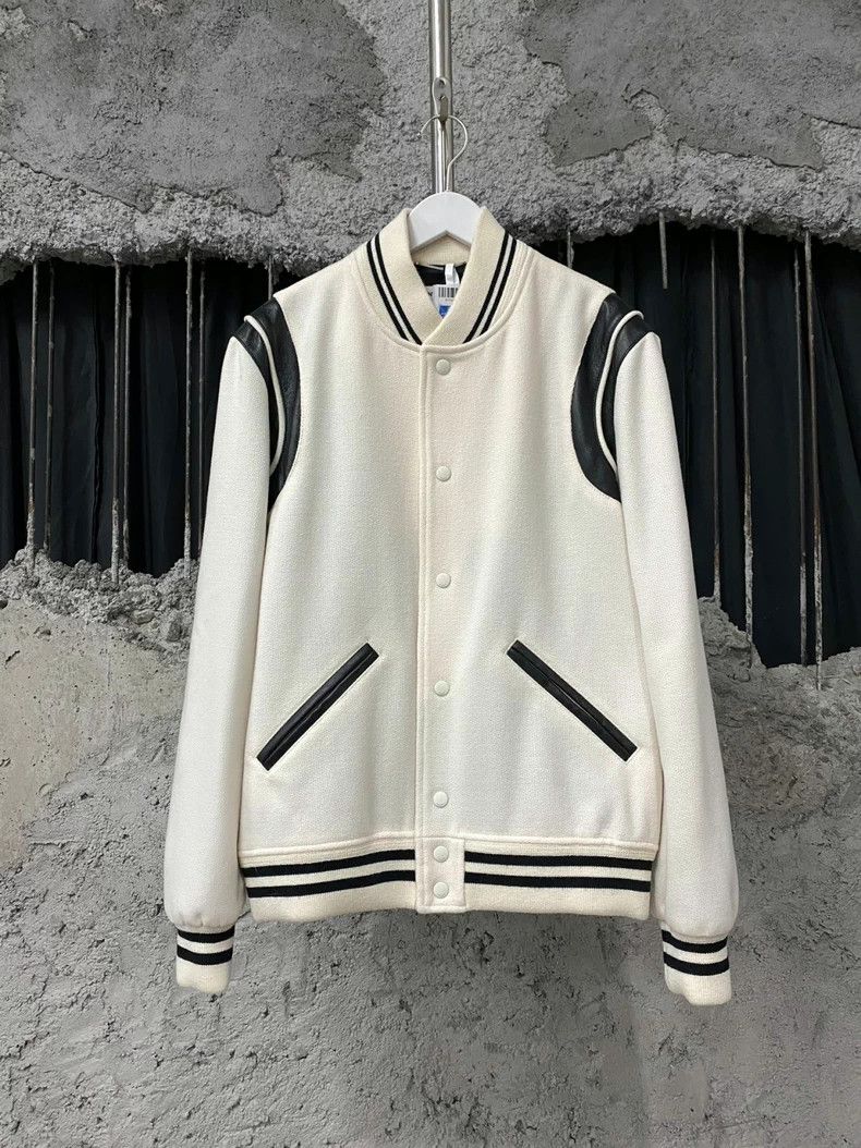 Saint Laurent Paris Saint Laurent Paris SLP Varsity Jacket Size US XL / EU 56 / 4 - 1 Thumbnail