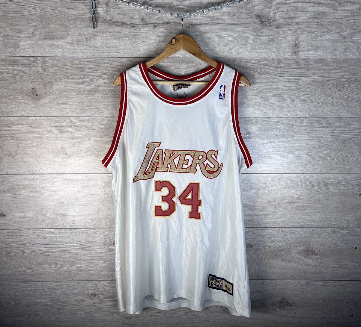 Champion MENS SHIRT NBA LAKERS #34 O’NEAL VINTAGE SIZE XL USA Size US XL / EU 56 / 4 - 1 Thumbnail
