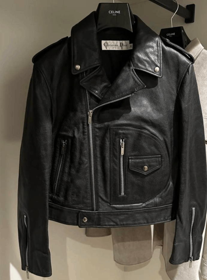 Dior Dior Zip Leather Jacket Size US XXS / EU 40 - 1 Thumbnail