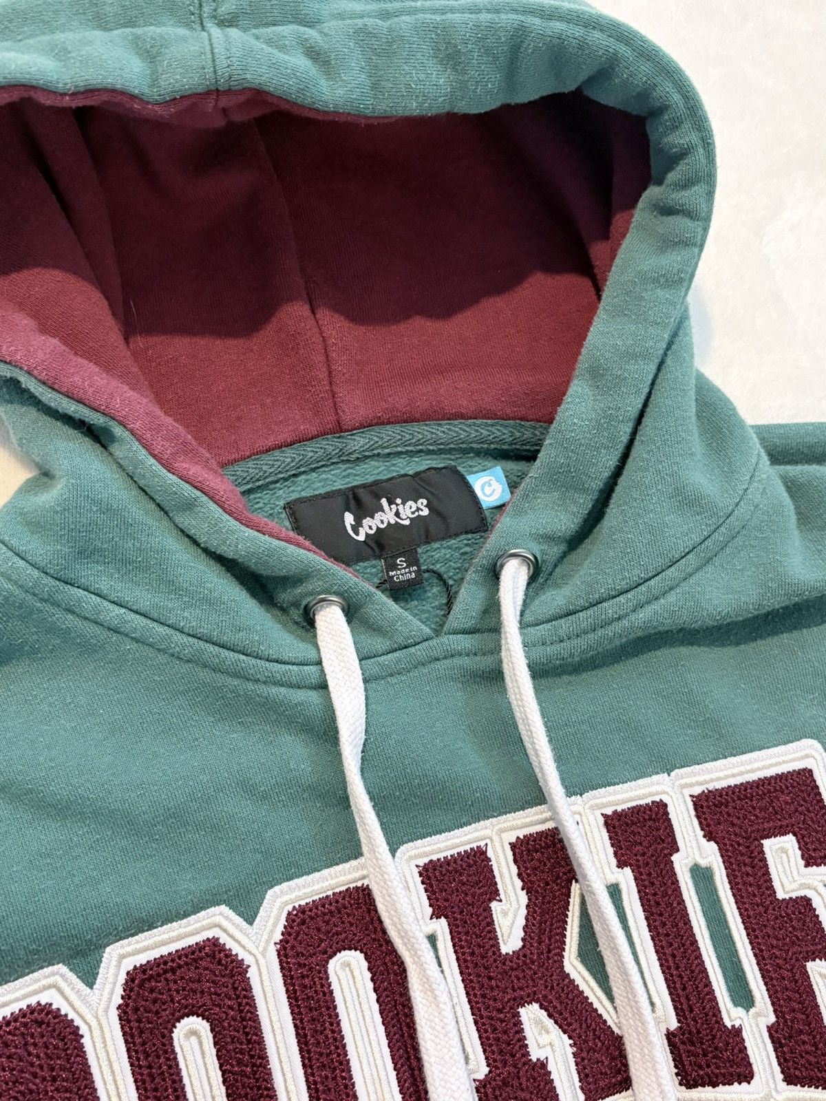 Cookies Cookies SF Worldwide varsity chenille patch hoodie green Size S / US 4 / IT 40 - 3 Thumbnail
