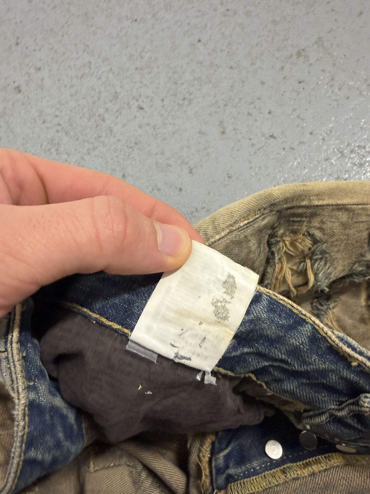 Vivienne Westwood Vintage 00s John Galliano Distressed Jeans Size US 28 / EU 44 - 9 Thumbnail