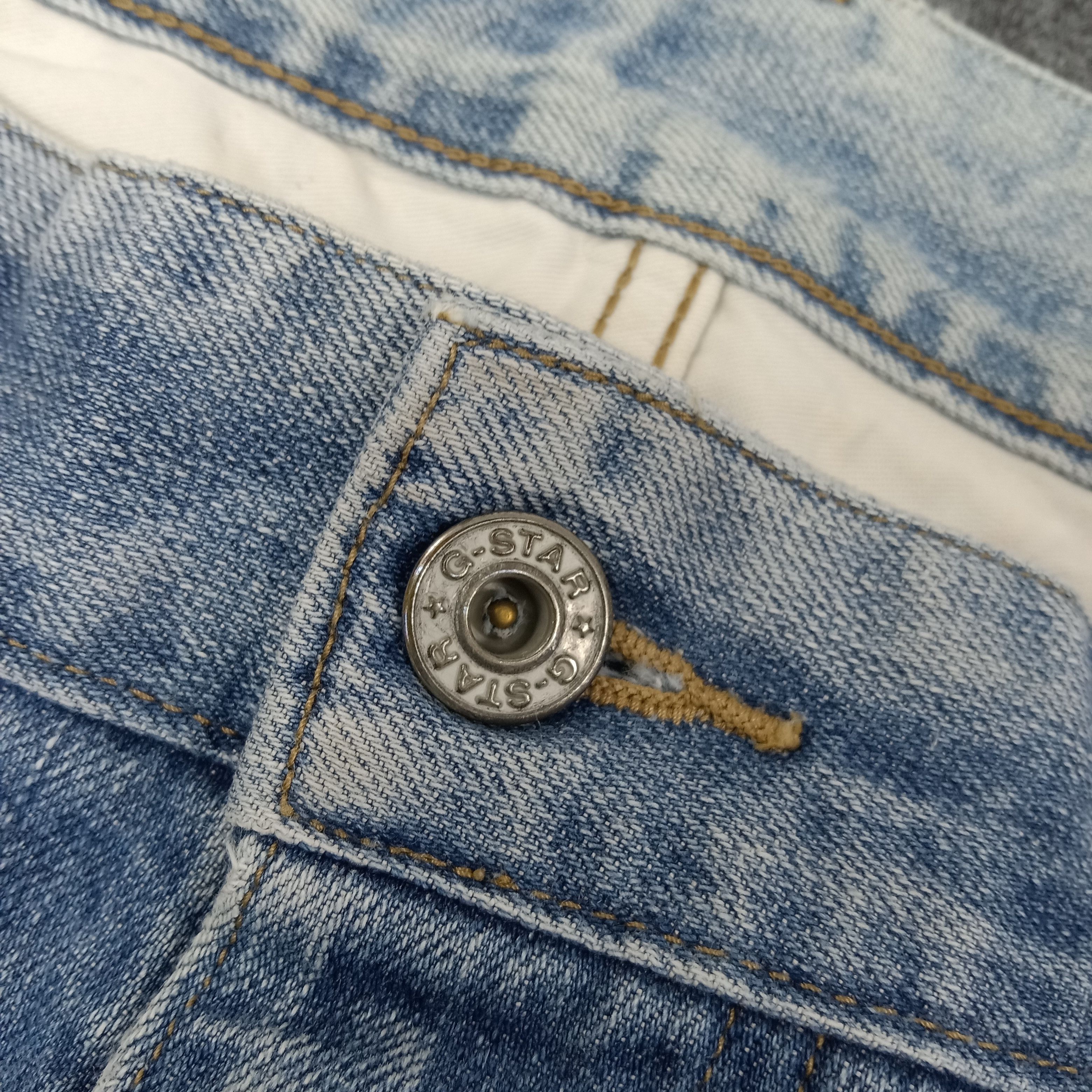 G-Star G-Star Raw Japanese Brand Bikers Style Denim Jeans C244N21 Size US 34 / EU 50 - 4 Thumbnail