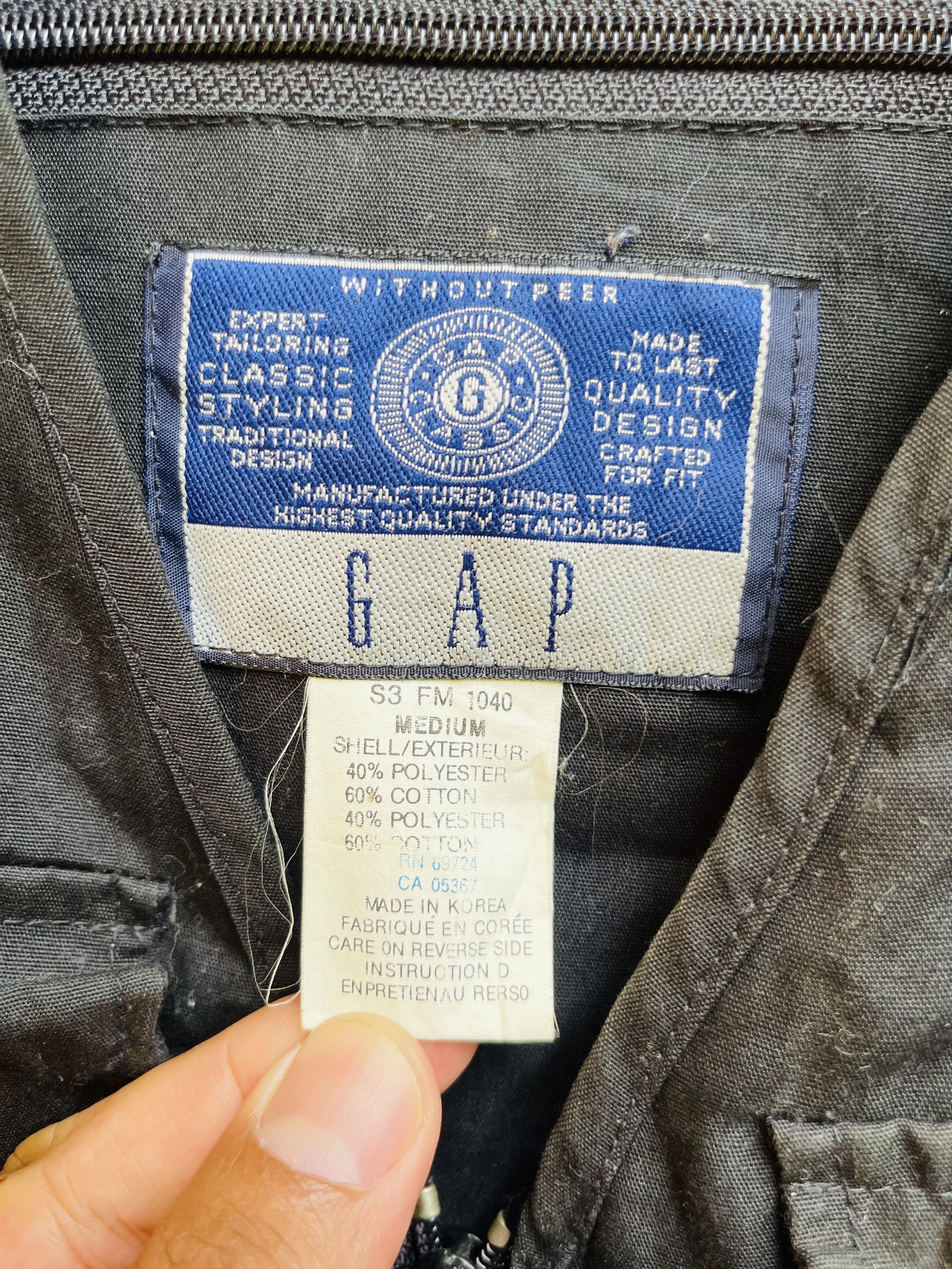 Japanese Brand Vintage Gap Pocket Vest Japanese Designer Fashion Style Size US L / EU 52-54 / 3 - 7 Thumbnail