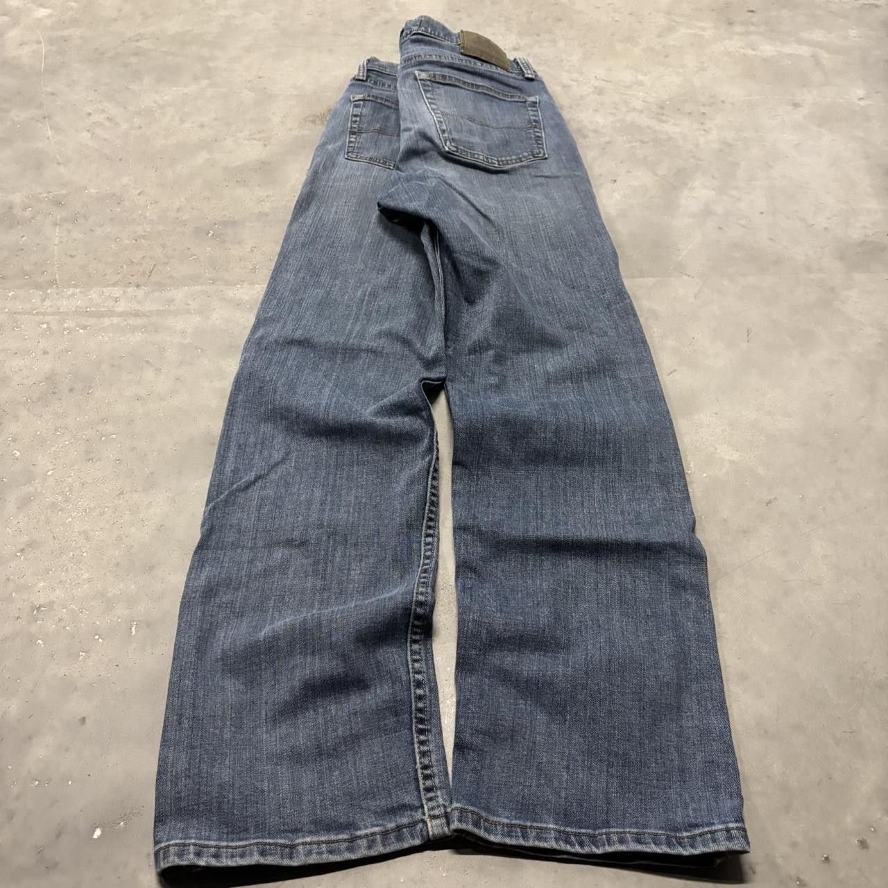 Japanese Brand × Vintage Crazy Vintage Y2K/2000s Grunge Dark Wash Denim Jeans! Size US 32 / EU 48 - 4 Thumbnail