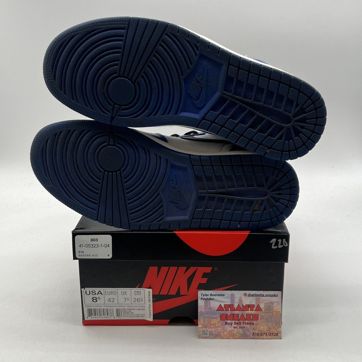 Jordan Brand Air Jordan 1 High game royal Size US 8.5 / EU 41-42 - 7 Thumbnail