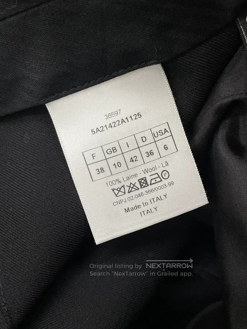 Dior Dior Black wool shorts Size 25" / US 0 / IT 36 - 4 Thumbnail