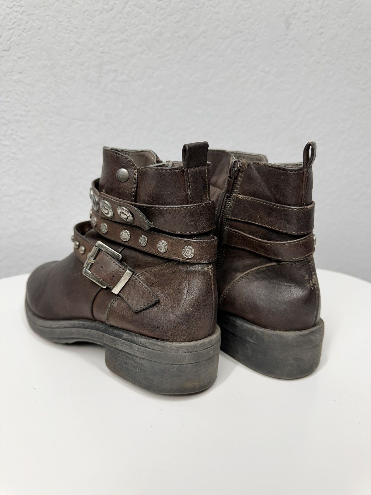 A.S.98 Vintage Leather Boots Ankle Rare AS 98 GUIDI JAPAN KAPITAL Size US 7 / IT 37 - 7 Thumbnail