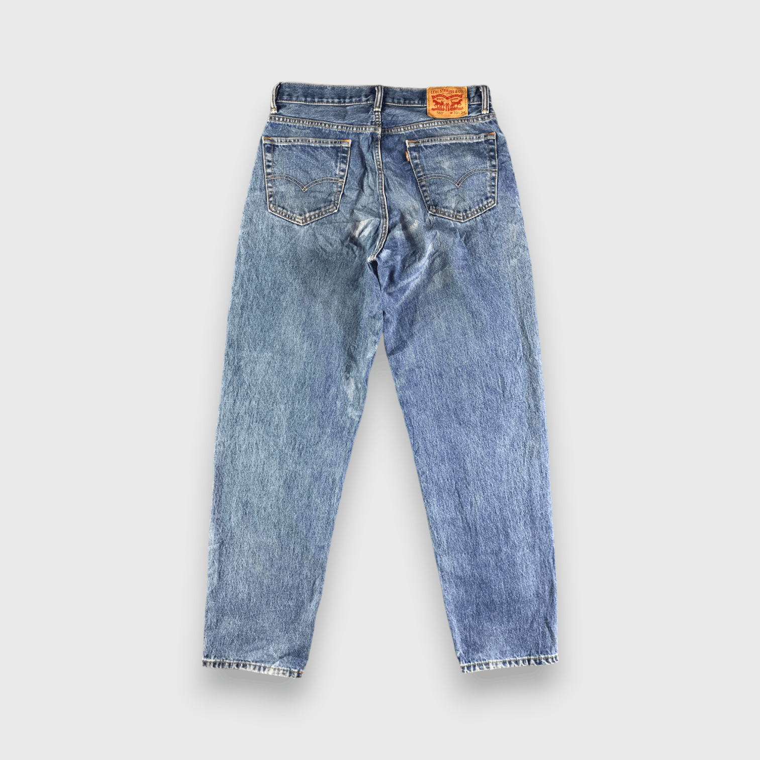 Levi's Vintage Blue Wash Levis 560 Jeans-J4394 Size US 33 - 2 Thumbnail