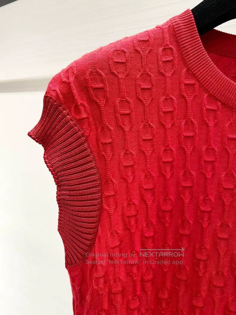 Hermes Hermes Cashmere Blended Knit Skirt Size XS / US 0-2 / IT 36-38 - 3 Thumbnail