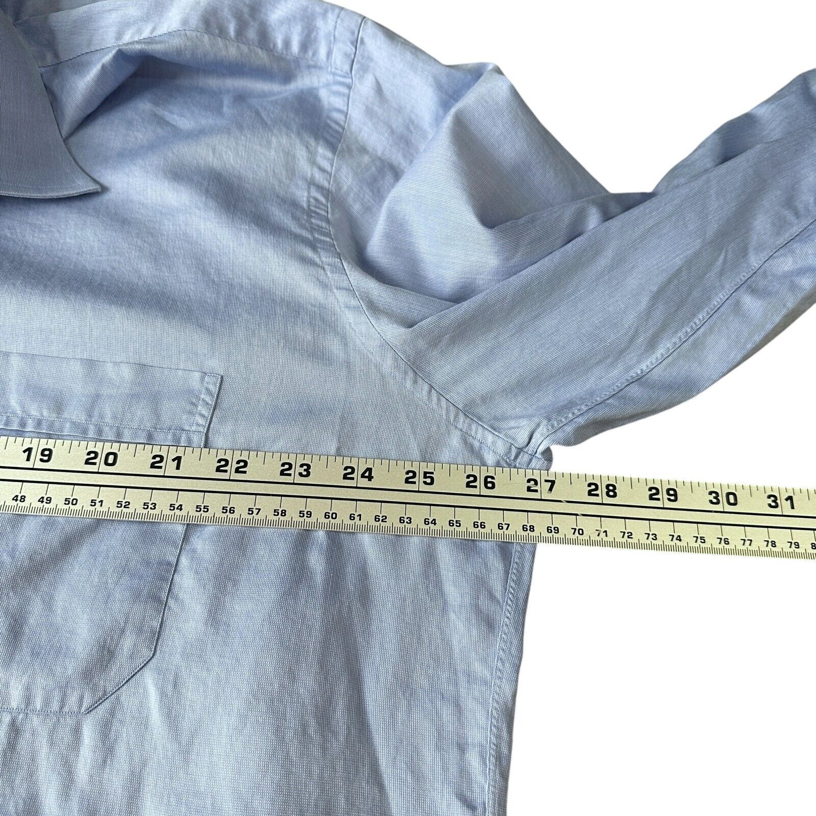 The Unbranded Brand Marol Bologna Dress Shirt Men’s 43 / 17 Blue Long Sleeve Size US XXL / EU 58 / 5 - 8 Thumbnail