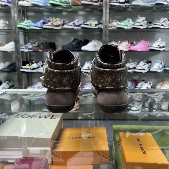 Louis Vuitton Louis Vuitton Casual High-Top Sneakers in Brown -2508 Size US 5 / EU 37 - 3 Thumbnail