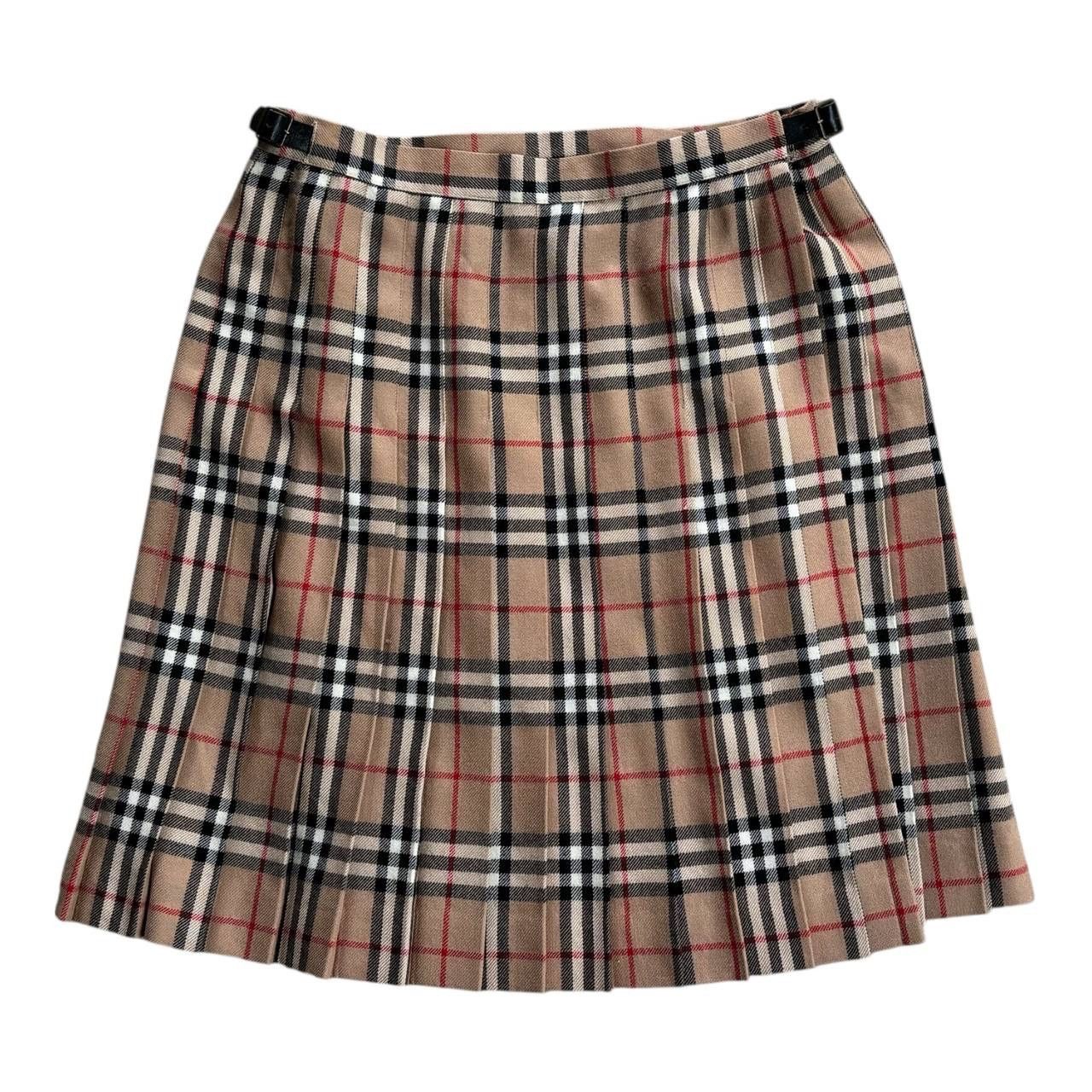 Burberry Vintage Burberry Nova Check Mini Skirt Size 38 Size 26" / US 2 / IT 38 - 1 Thumbnail