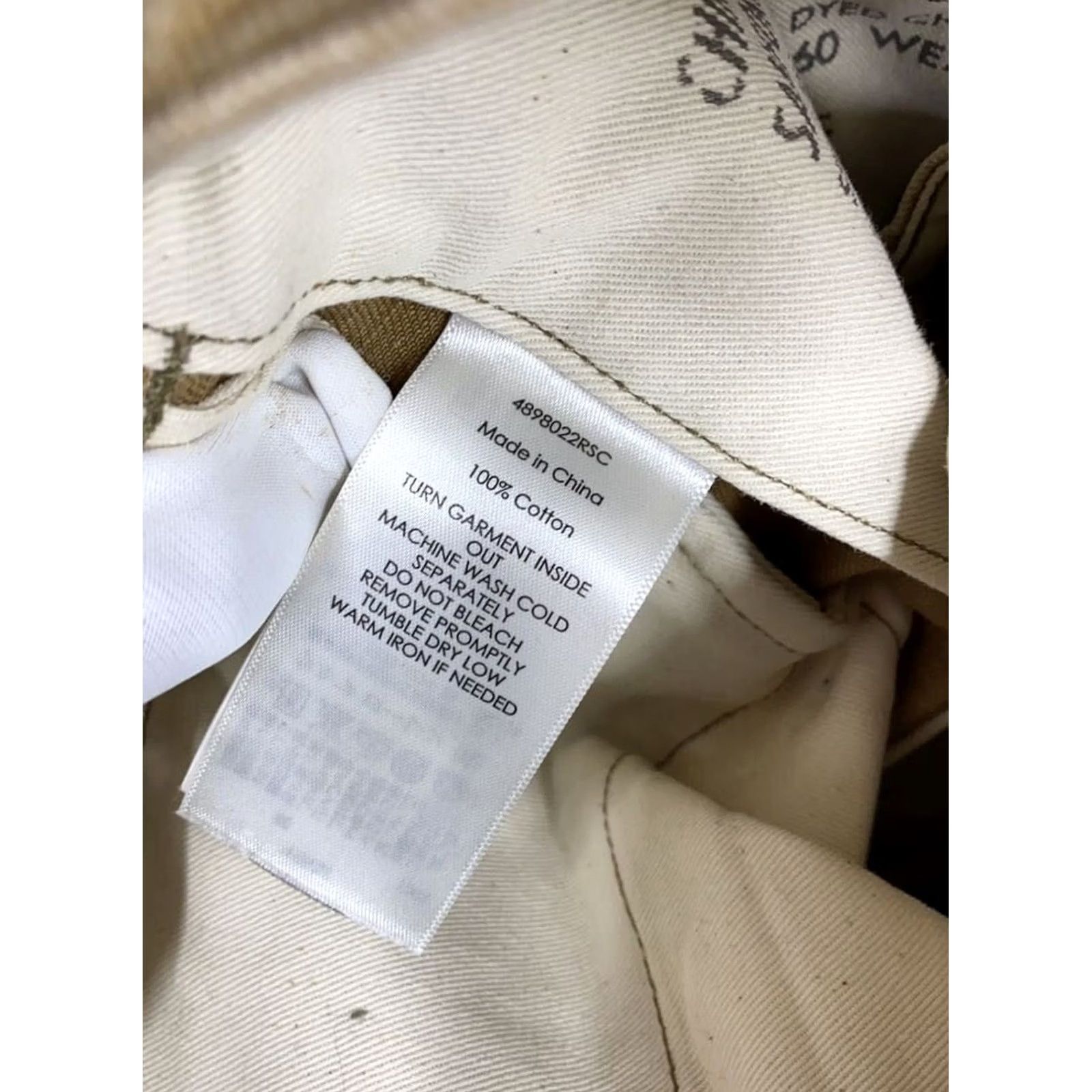 Ralph Lauren RRL Ralph Lauren Straight Pants Men Beige Cotton Size 28 Used Size US 28 / EU 44 - 5 Thumbnail
