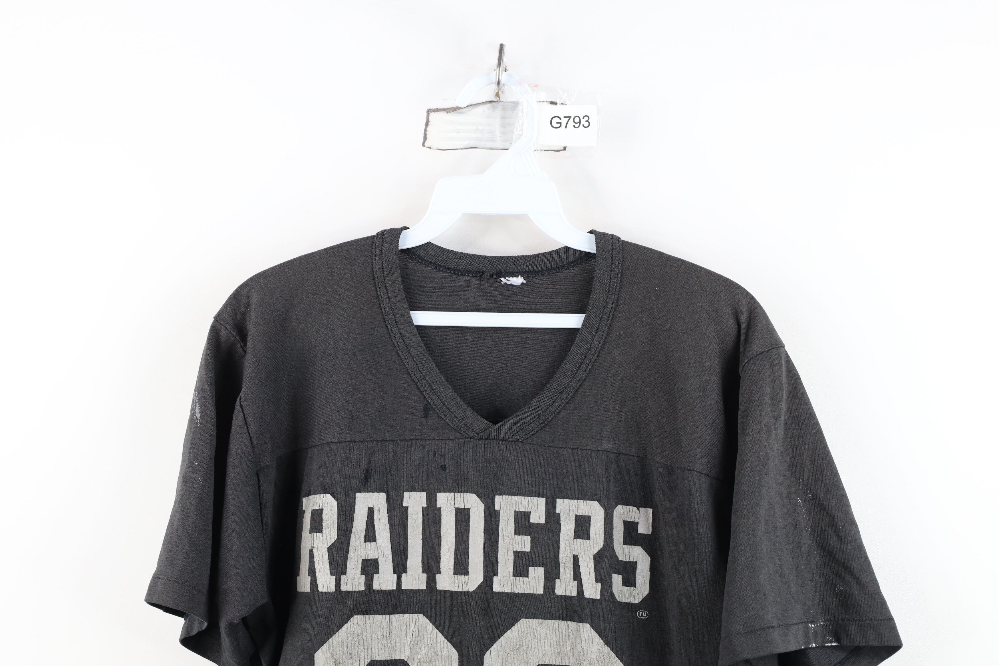 Vintage Vintage 80s Rawlings Los Angeles Raiders Jersey T-Shirt Size US S / EU 44-46 / 1 - 2 Thumbnail