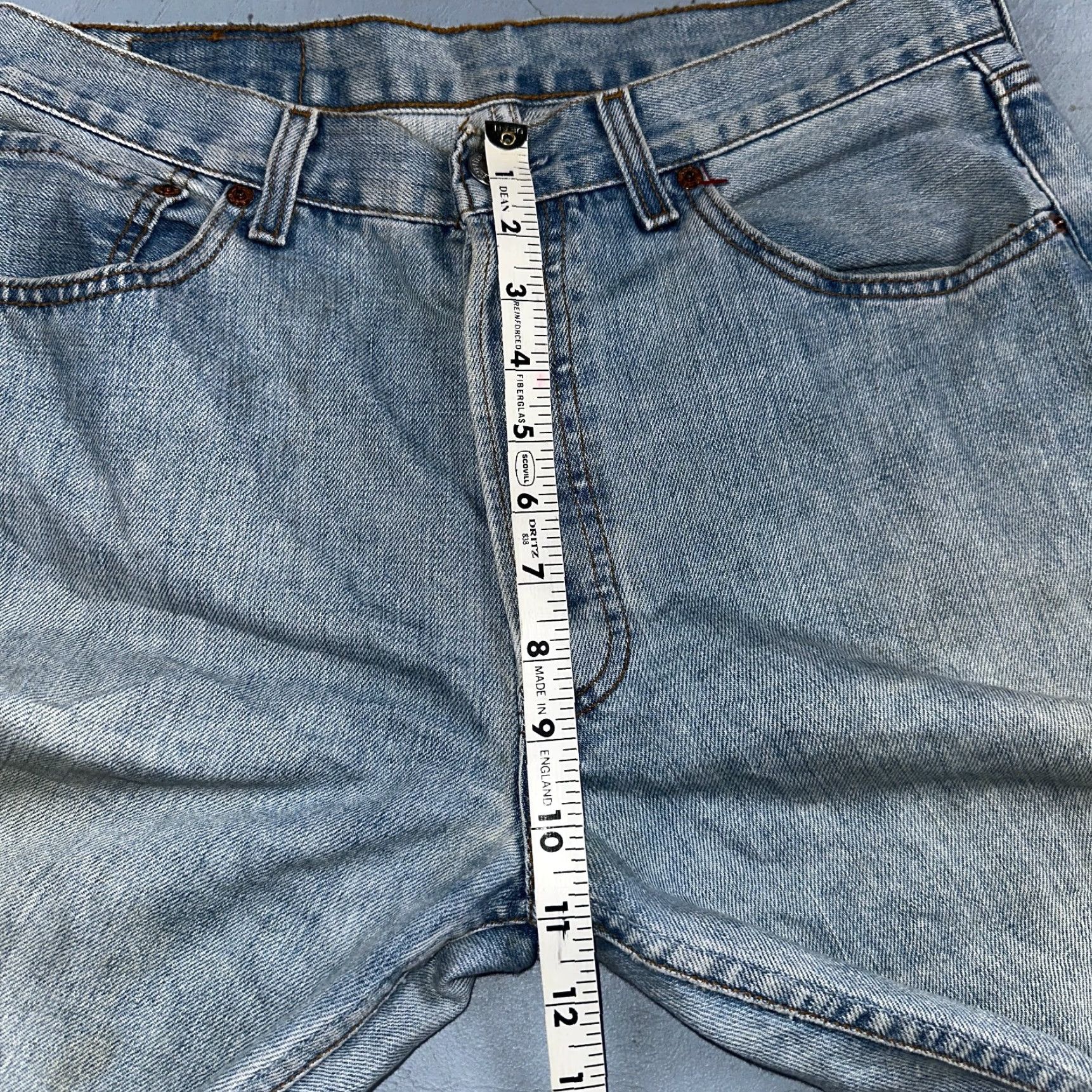 Levi's VINTAGE Levi's 501 Jeans Men Jeans 33x34 90s Light Light Wash Blue 33x34 Straight 90s Mens Jeans Levi's 501 Series with Comfort Size US 33 - 6 Thumbnail