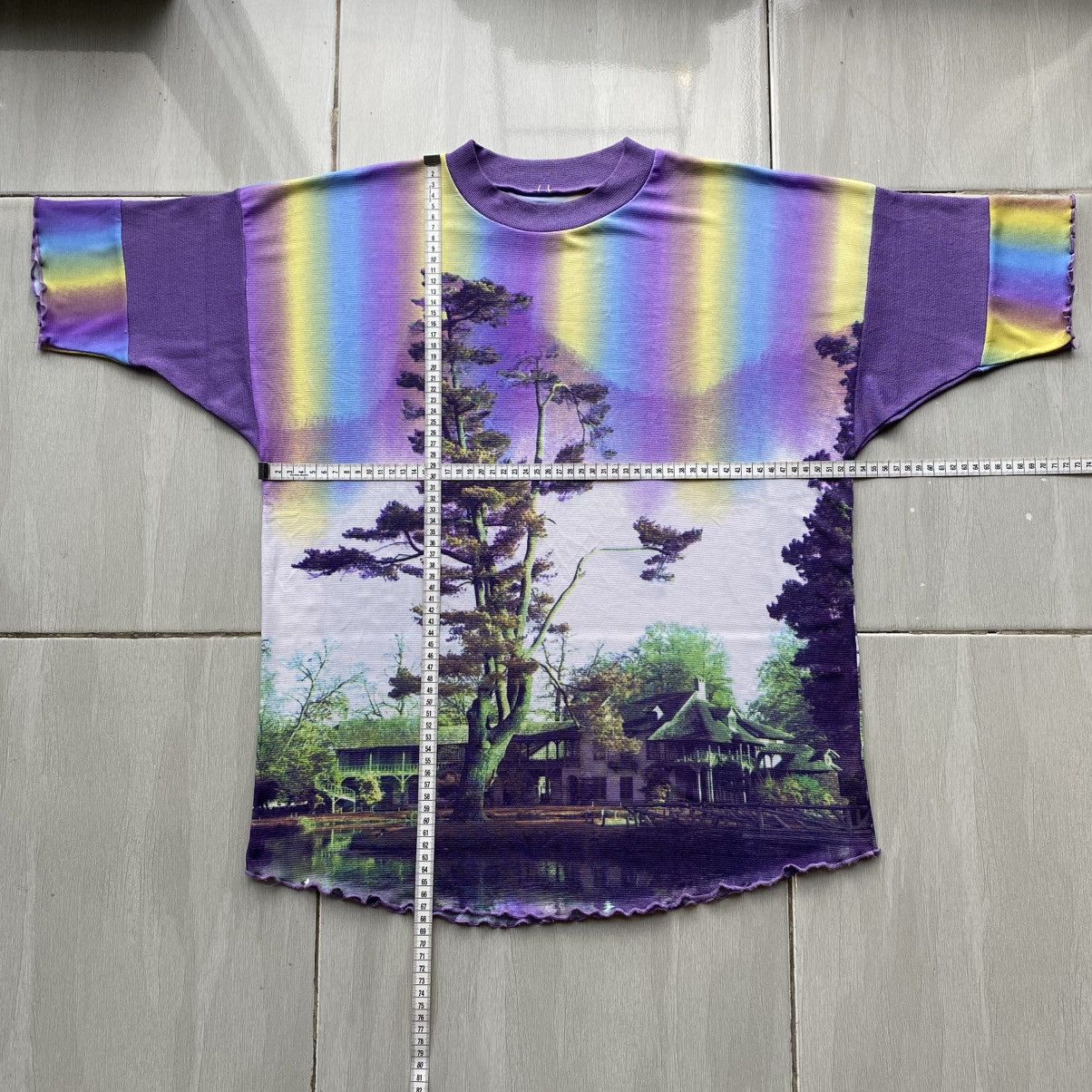 Japanese Brand × Vintage Japanese All Over Print Style Psychedelic Photograph Size XL / US 12-14 / IT 48-50 - 18 Thumbnail