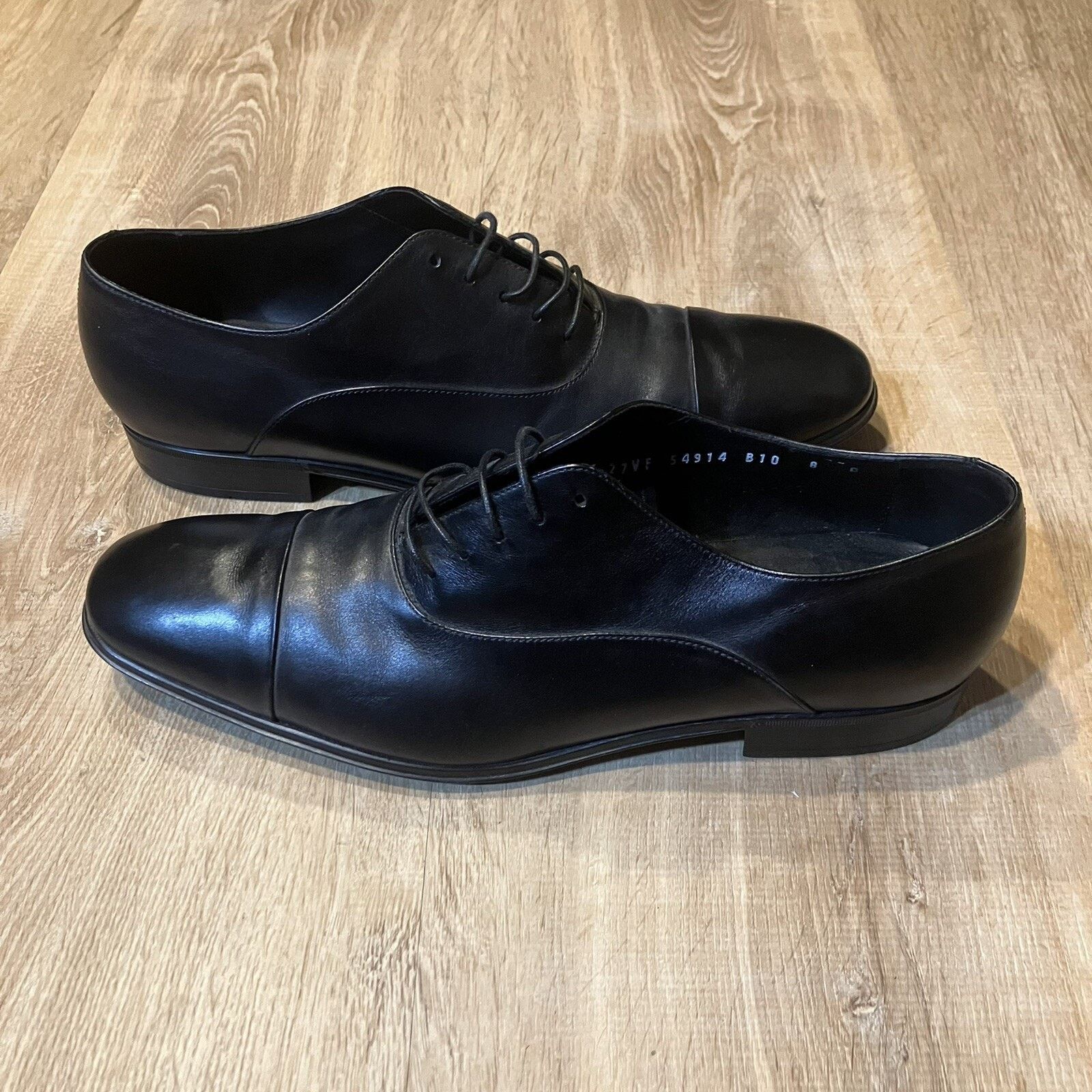Salvatore Ferragamo Salvatore Ferragamo Black Leather Gancini Loafers Dress Size US 9.5 / EU 42-43 - 2 Thumbnail