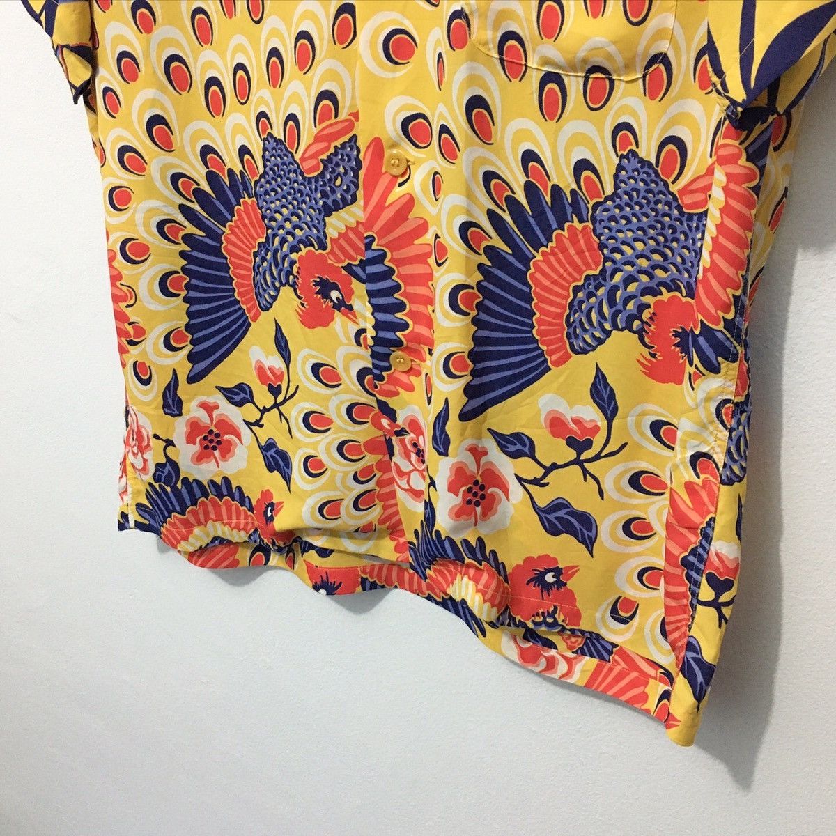 Japanese Brand 💥SOLD💥 Vintage Sun Surf Hawaiian Shirt Peacock Size US M / EU 48-50 / 2 - 11 Thumbnail