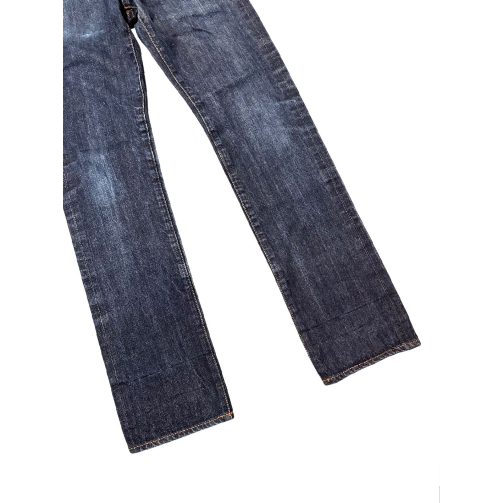 Prps PRPS Jeans Mens 31 Blue Distressed Washed Selvedge Japanese Denim Tapered Y2K Ready to Wear Size US 31 - 6 Thumbnail