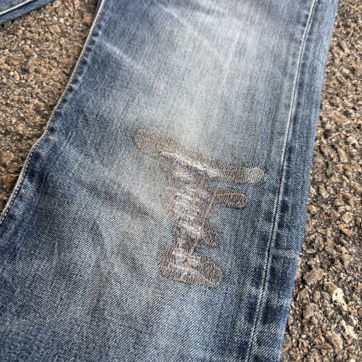 Levi's W30 Levi's 501 Button Fly Faded Denim Jean Pants Size US 30 / EU 46 - 5 Thumbnail