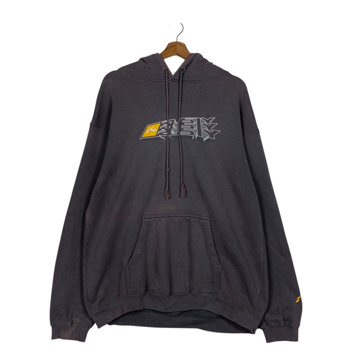Rusty 90’s RUSTY Big Logo Pullover Hoodie Sweatshirt #3635-C166 Size US L / EU 52-54 / 3 - 7 Thumbnail