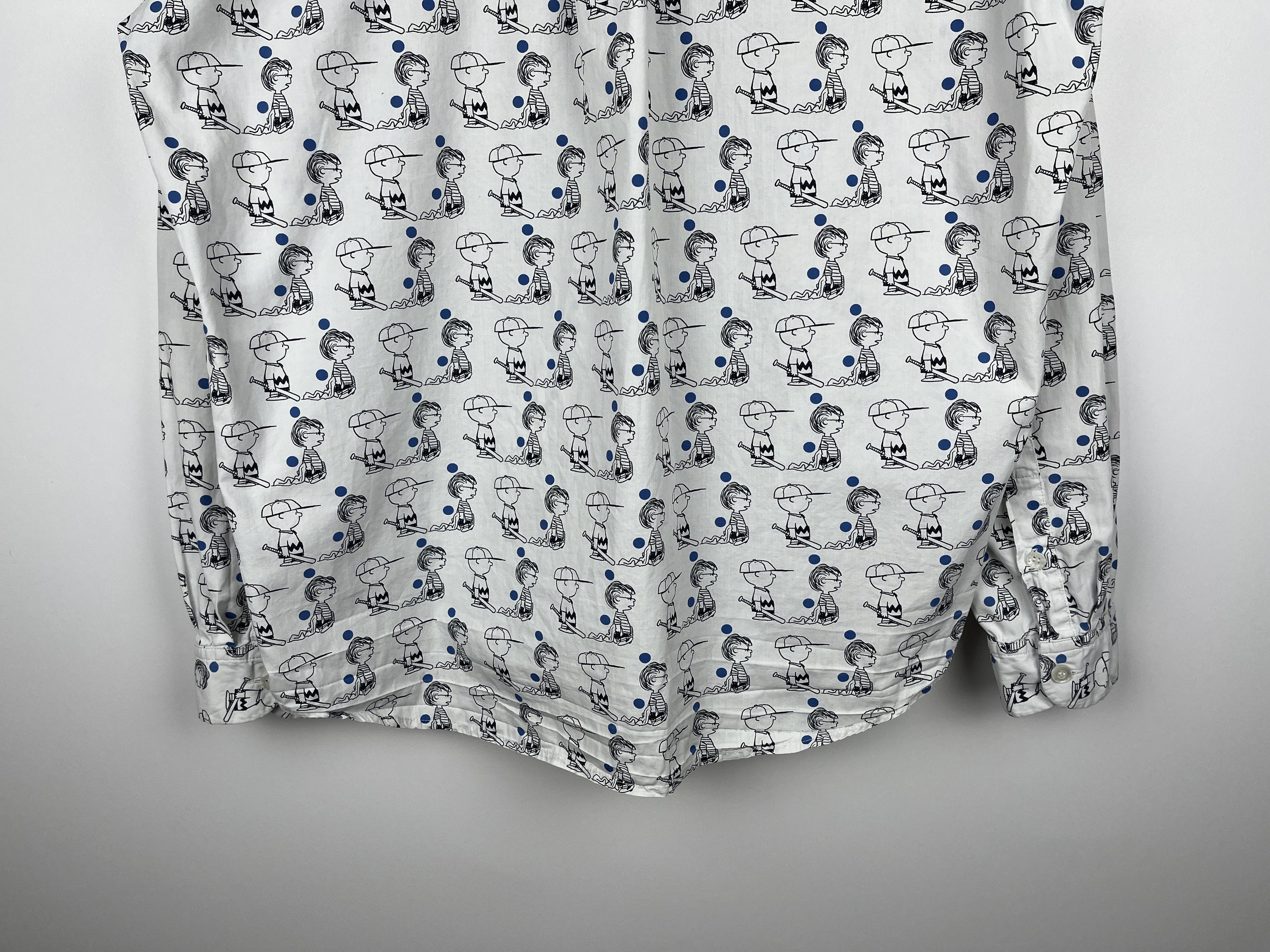 Peanuts Peter Jensen x Peanuts Long Sleeve Shirt Size fits to M Size US M / EU 48-50 / 2 - 16 Thumbnail