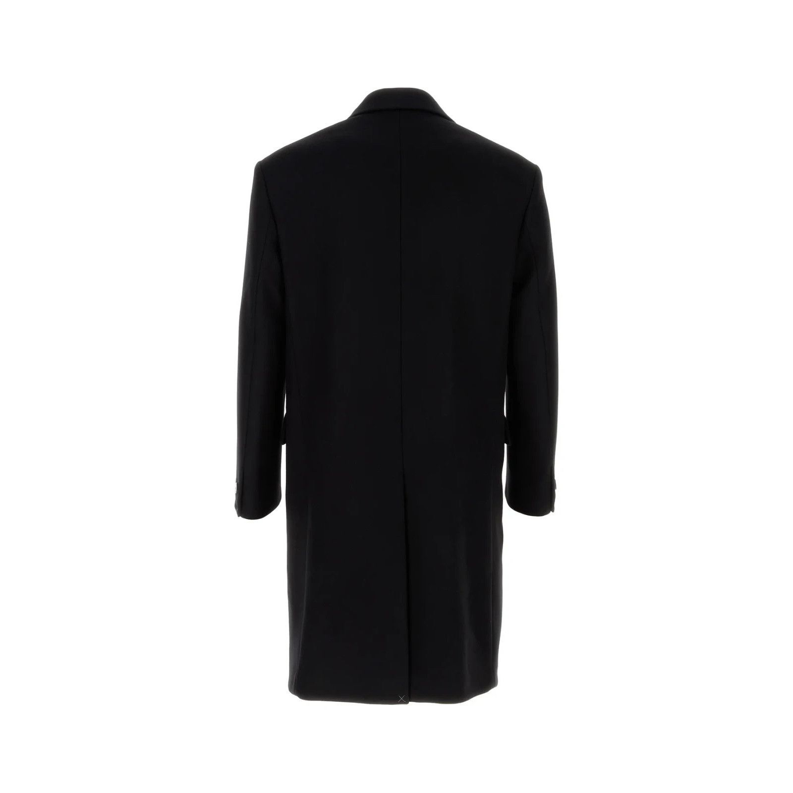 Versace VERSACE Black Wool Coat New & Authentic (Men's size:52;) Size US L / EU 52-54 / 3 - 2 Thumbnail