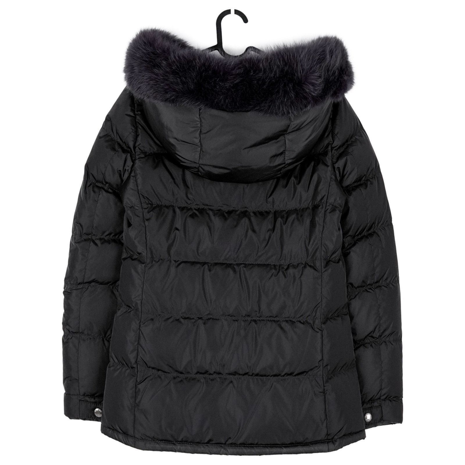 Prada Prada Black Nylon Fox Fur Hooded Womens Down Puffer Jacket Size XS / US 0-2 / IT 36-38 - 3 Thumbnail