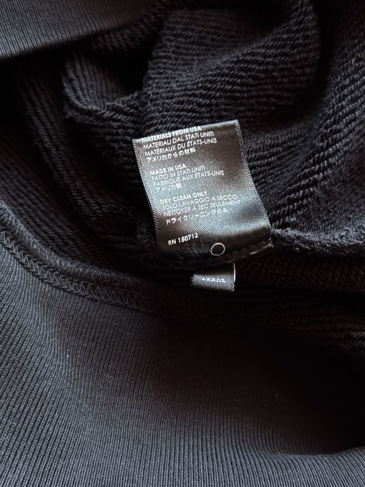 Amiri Amiri Black Sweatshirt Size L Size US L / EU 52-54 / 3 - 5 Thumbnail