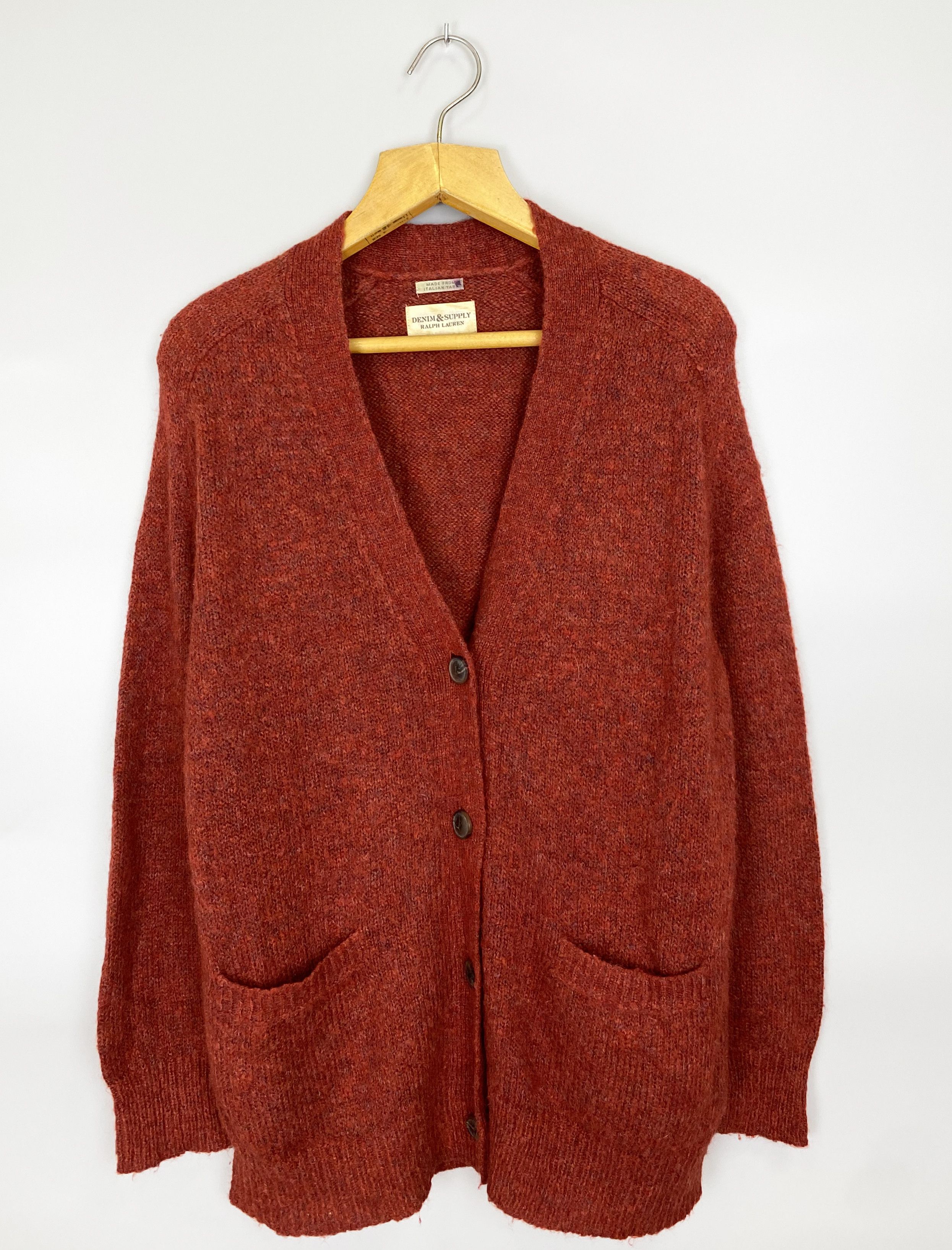 Denim & Supply Ralph Lauren Denim Supply Ralph Lauren Mohair Wool Cardigan Made in Italy Size M / US 6-8 / IT 42-44 - 1 Thumbnail