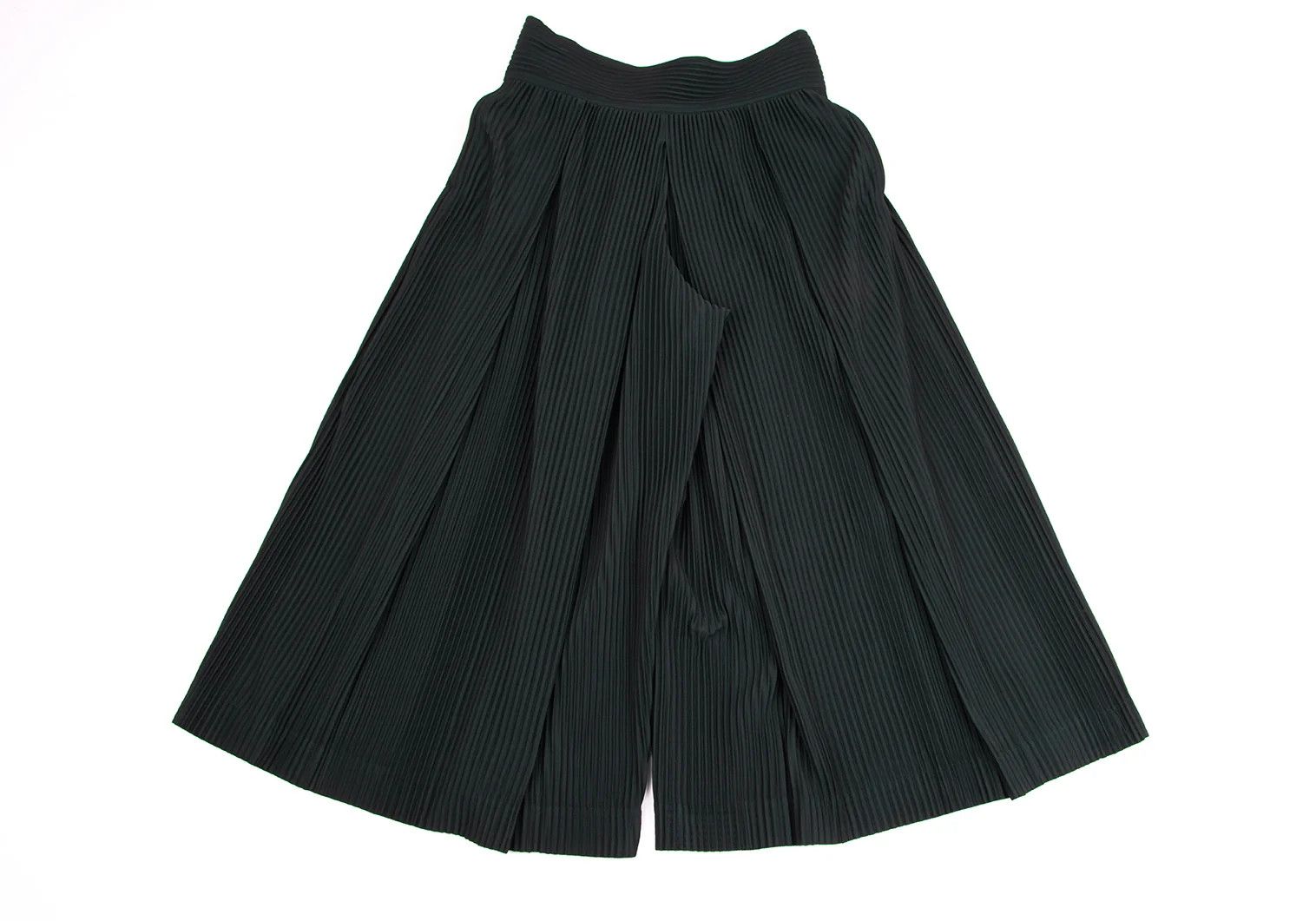 Issey Miyake Pleated Hakama Pants in Dark Green Size US 32 / EU 48 - 10 Thumbnail