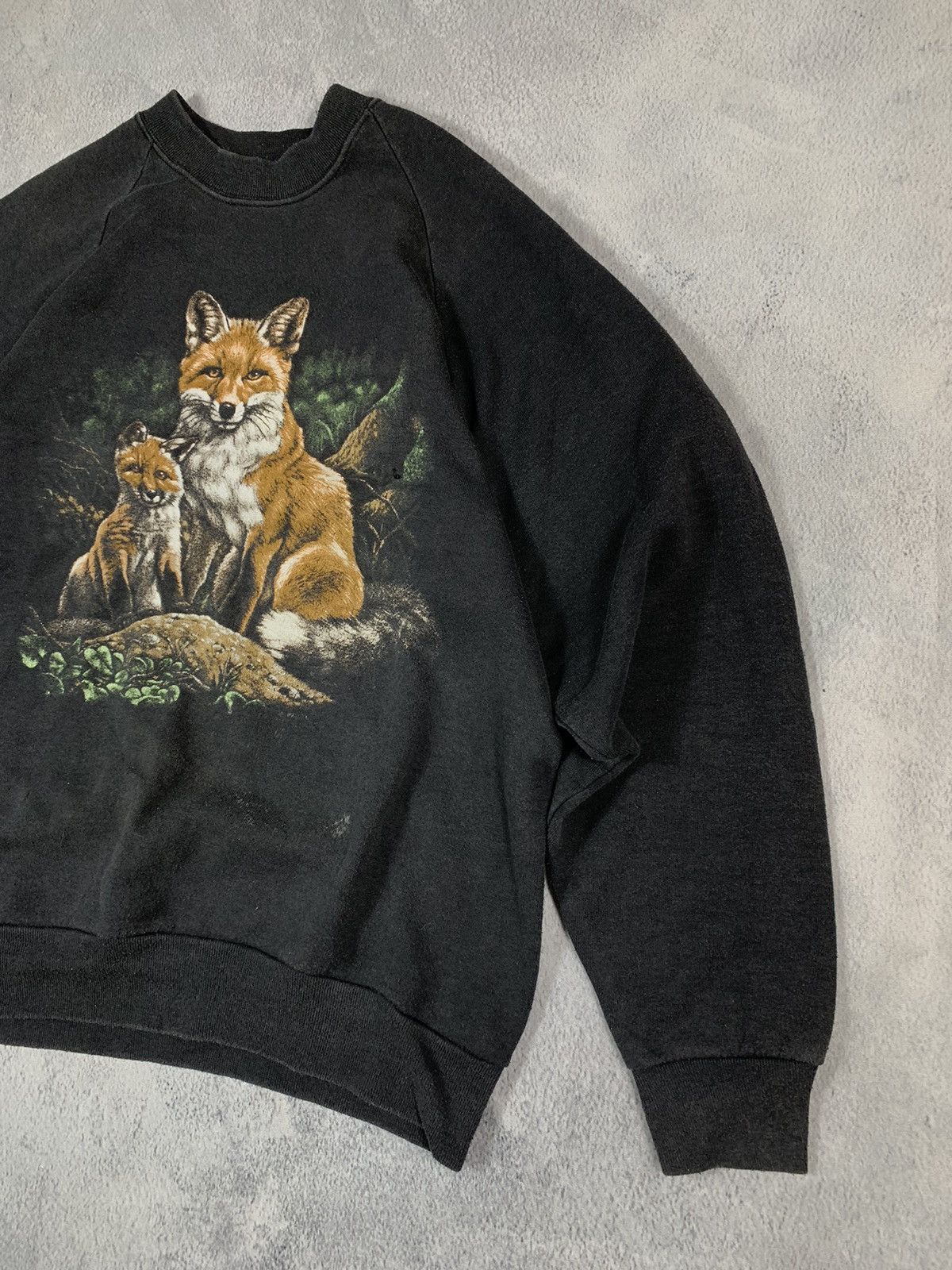 Japanese Brand × Vintage Vintage 90s Fox sweatshirt streetwear size L Size US L / EU 52-54 / 3 - 3 Thumbnail