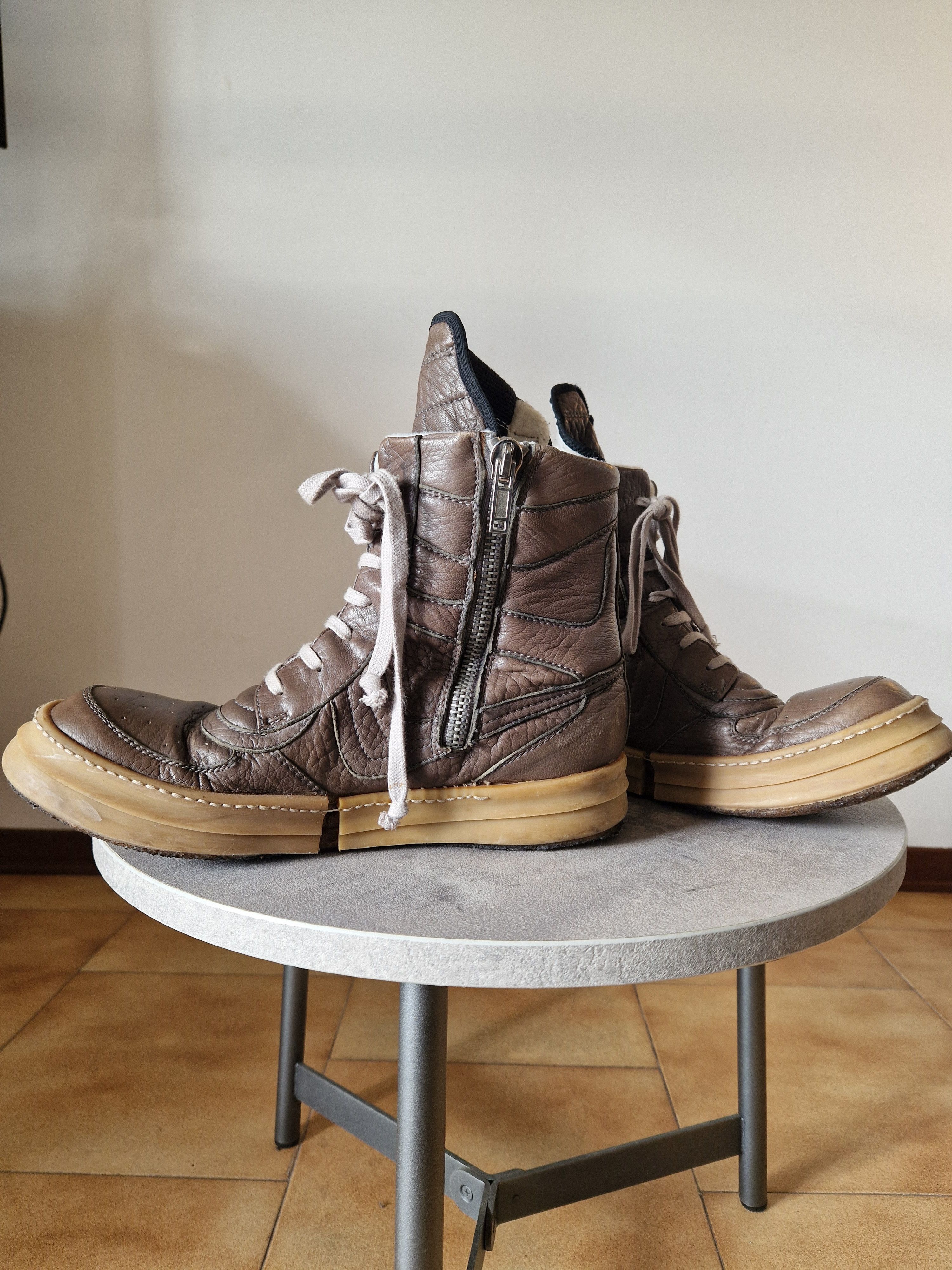 Rick Owens Dunk geo basket Size US 9 / EU 42 - 4 Thumbnail