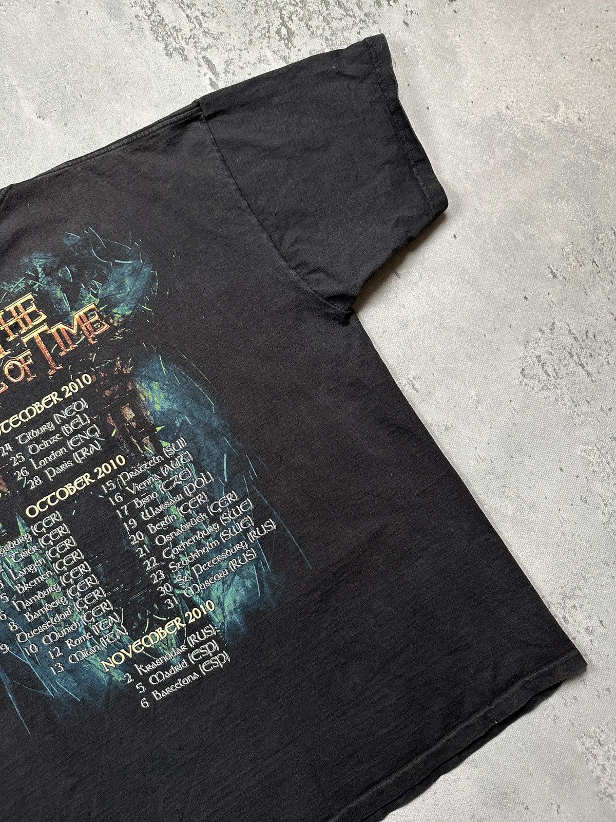 Band Tees Vintage 2010 Blind Guardian At the Edge Of Time Tour Metal Size US XXL / EU 58 / 5 - 4 Thumbnail