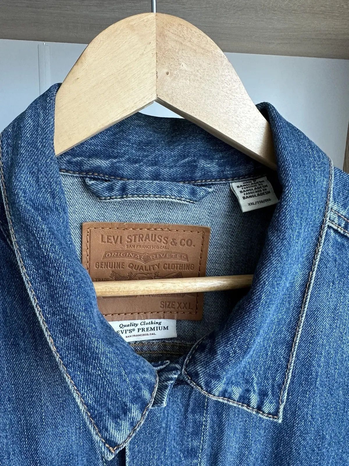 Levi's × Vintage Vintage Levi’s Denim Blue Jacket Size US XL / EU 56 / 4 - 5 Thumbnail