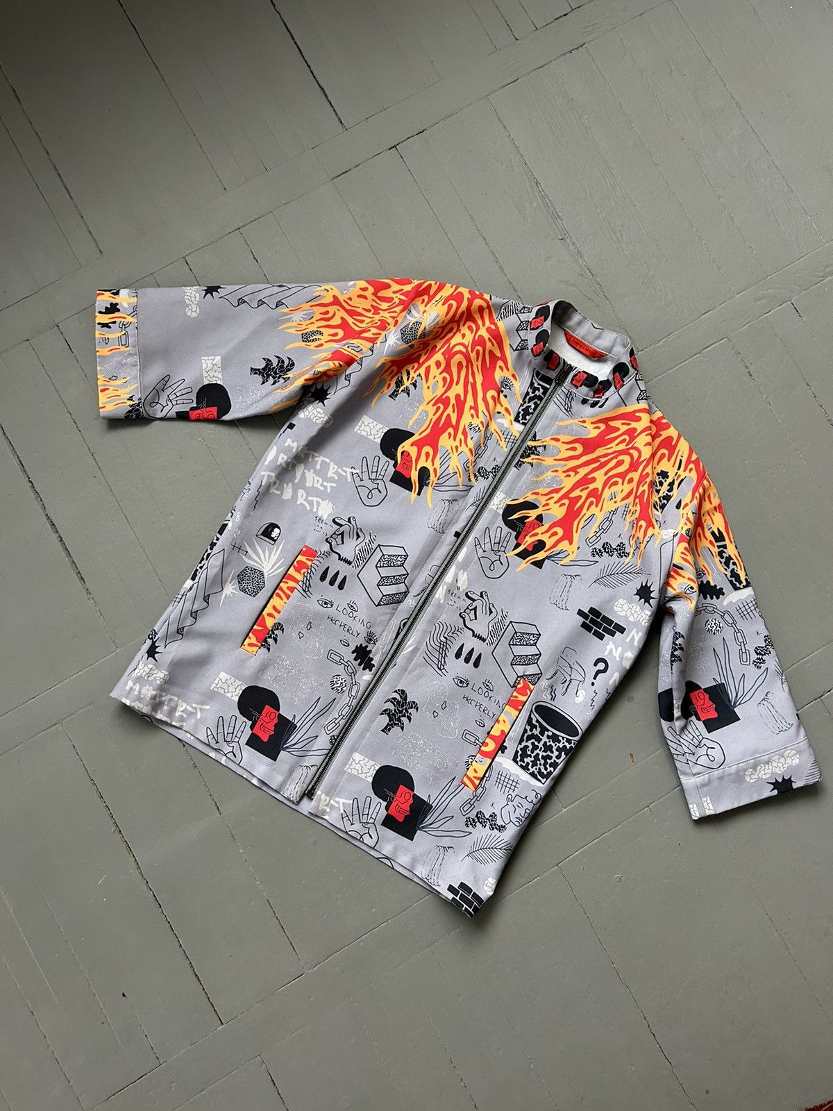 Japanese Brand Avant garde rare zip shirt Size M / US 6-8 / IT 42-44 - 2 Thumbnail