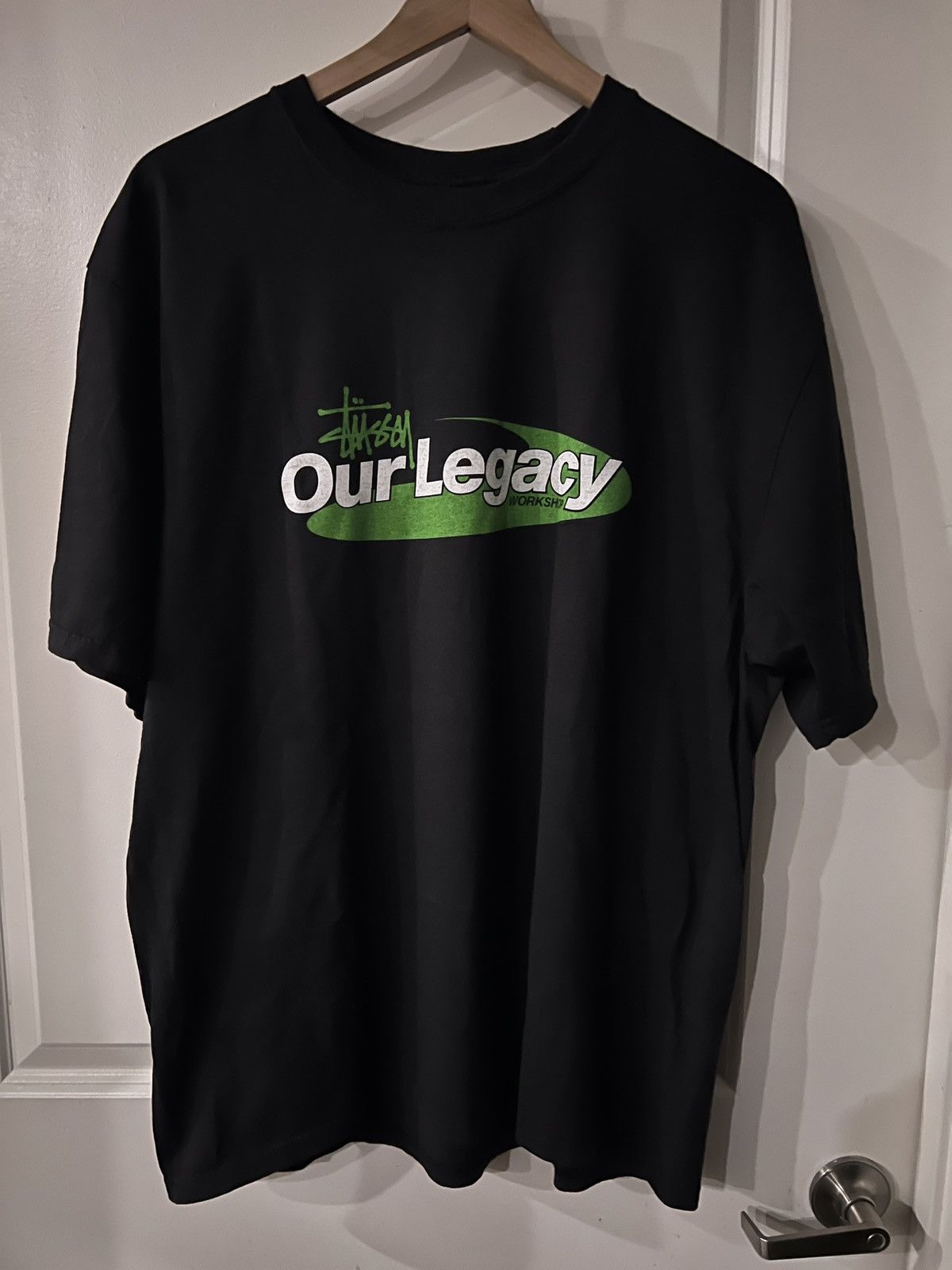 【STUSSYx Our Legacy】Work Shop Swirl Pigment Dyed T-Shirt Stussy x Our Legacy Work Shop Swirl Pigment Dyed Tee Baby