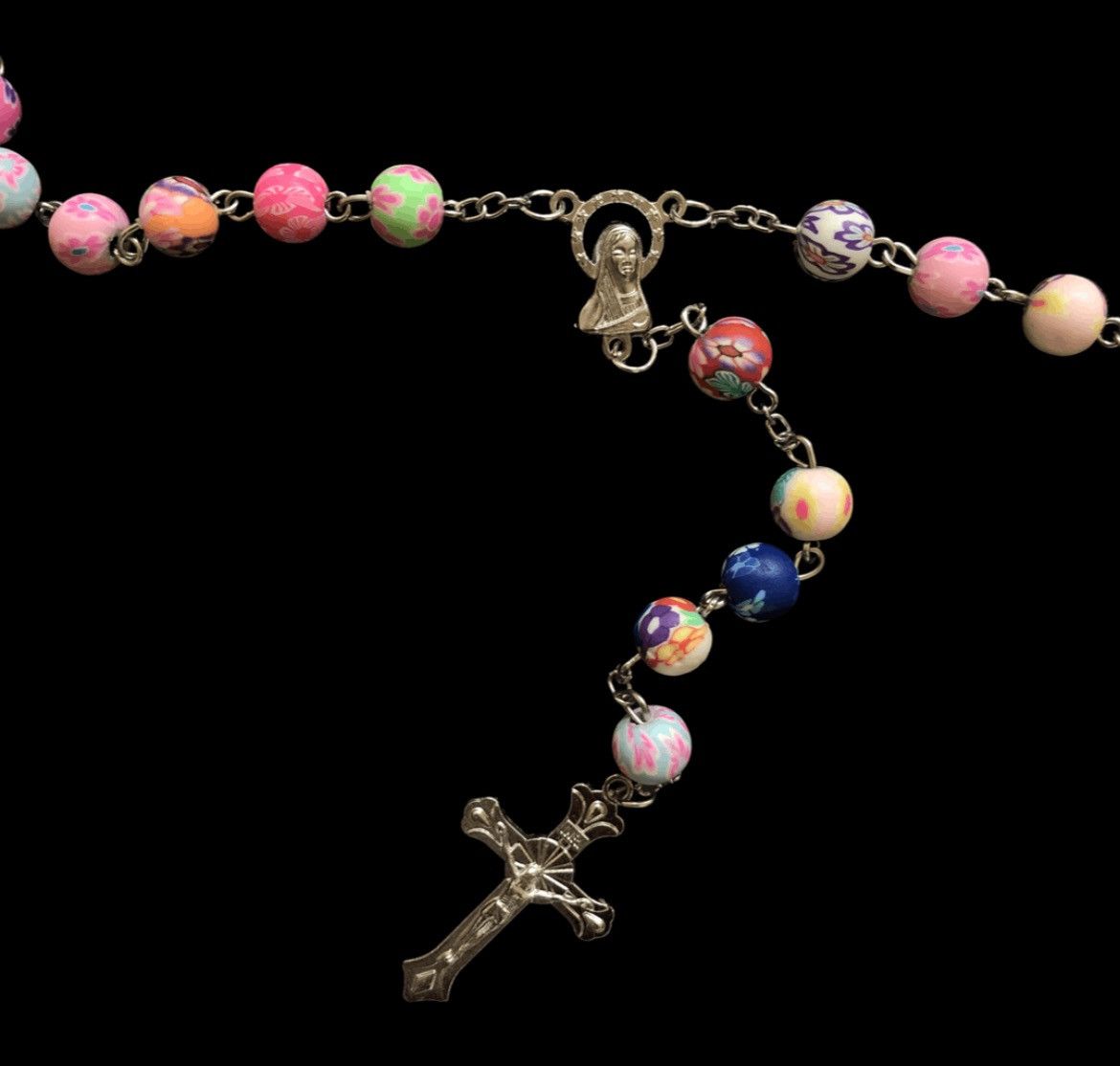 Jewelry Saint Benedict Rosary Necklace Chain Catholic Church Jesus Size ONE SIZE - 3 Thumbnail