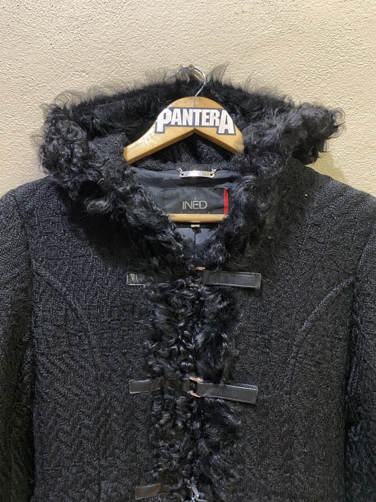 Yohji Yamamoto Ined International Knit Hoodie Jacket Size S / US 4 / IT 40 - 2 Thumbnail