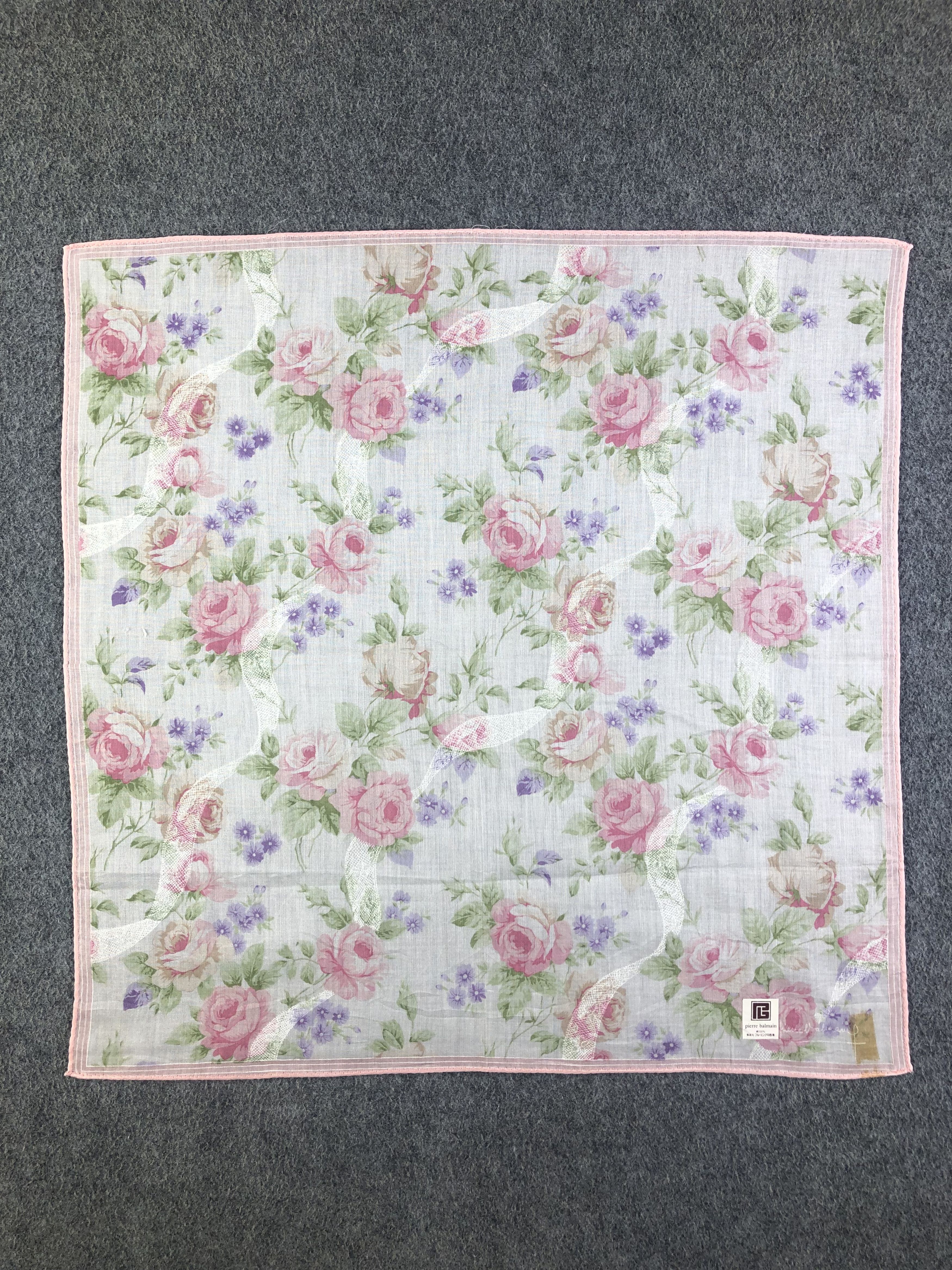 Pierre Balmain Pierre Balmain Handkerchief / Bandana / Neckerchief C482 Size ONE SIZE - 3 Thumbnail