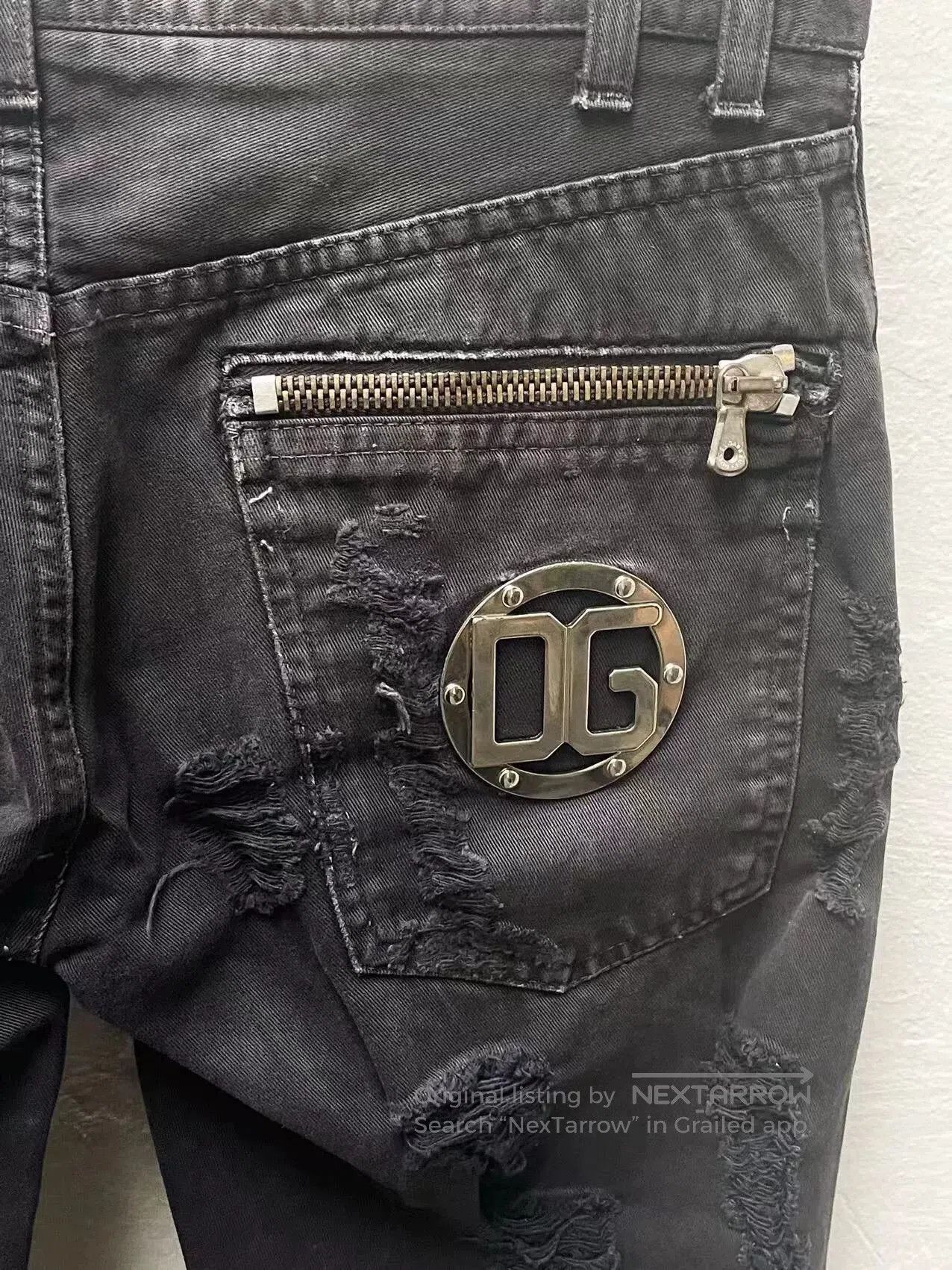 Dolce & Gabbana Dolce & Gabbana Distressed Black Jeans. Size 28" / US 6 / IT 42 - 6 Thumbnail