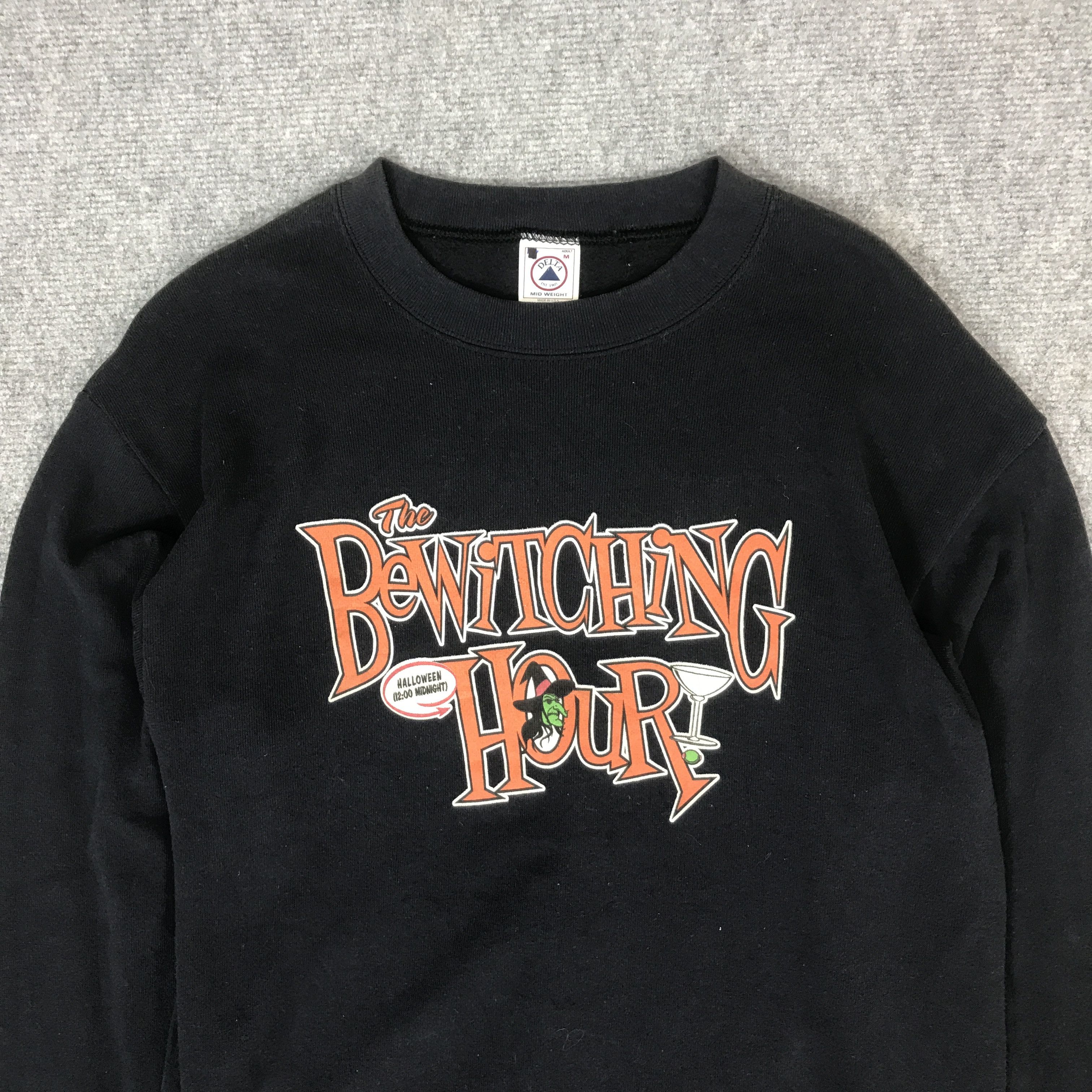 Delta VTG 90s THE BEWITCHING HOUR SWEATSHIRT K62B9 Size US M / EU 48-50 / 2 - 2 Thumbnail