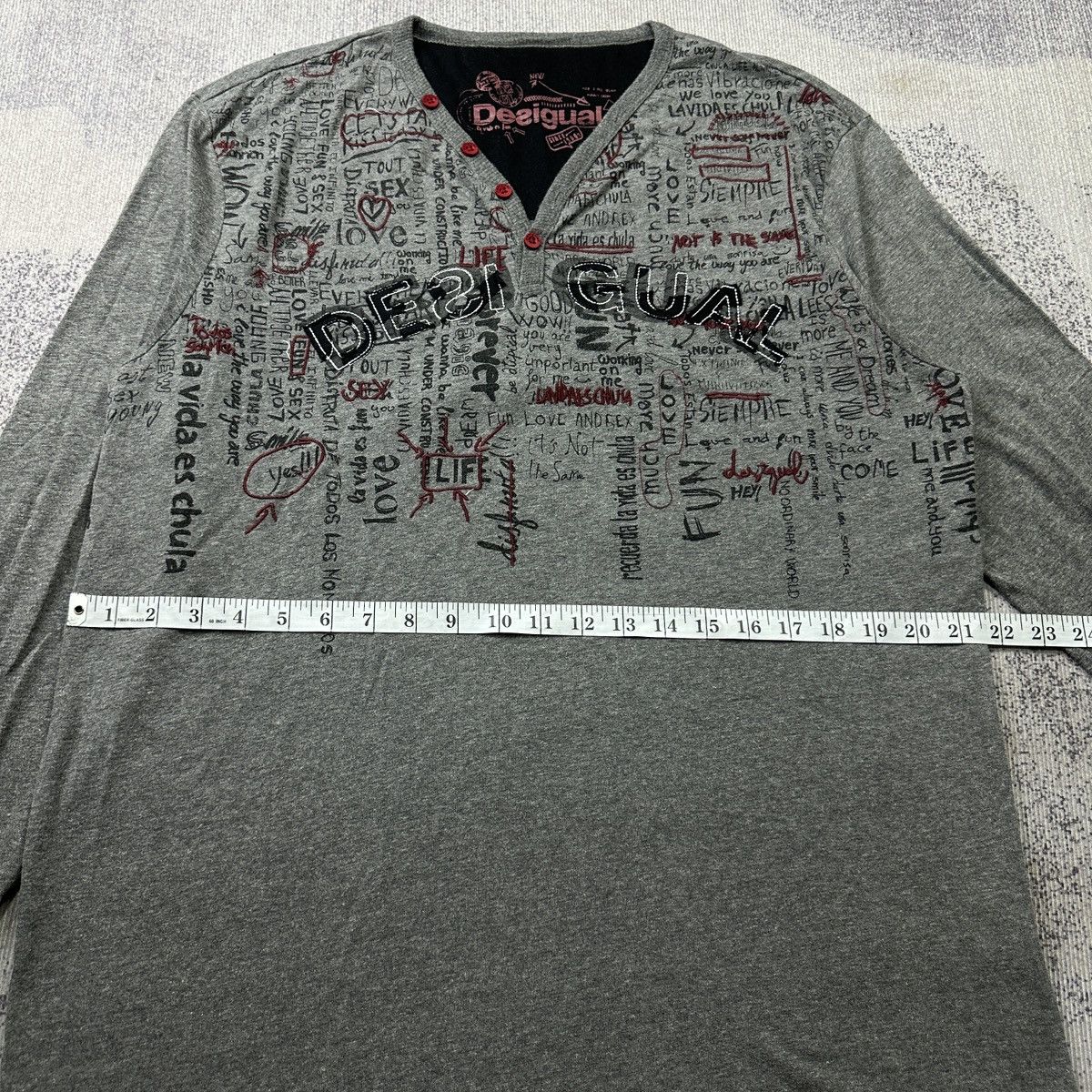Desigual Desigual longsleeve Tshirt Size US L / EU 52-54 / 3 - 4 Thumbnail
