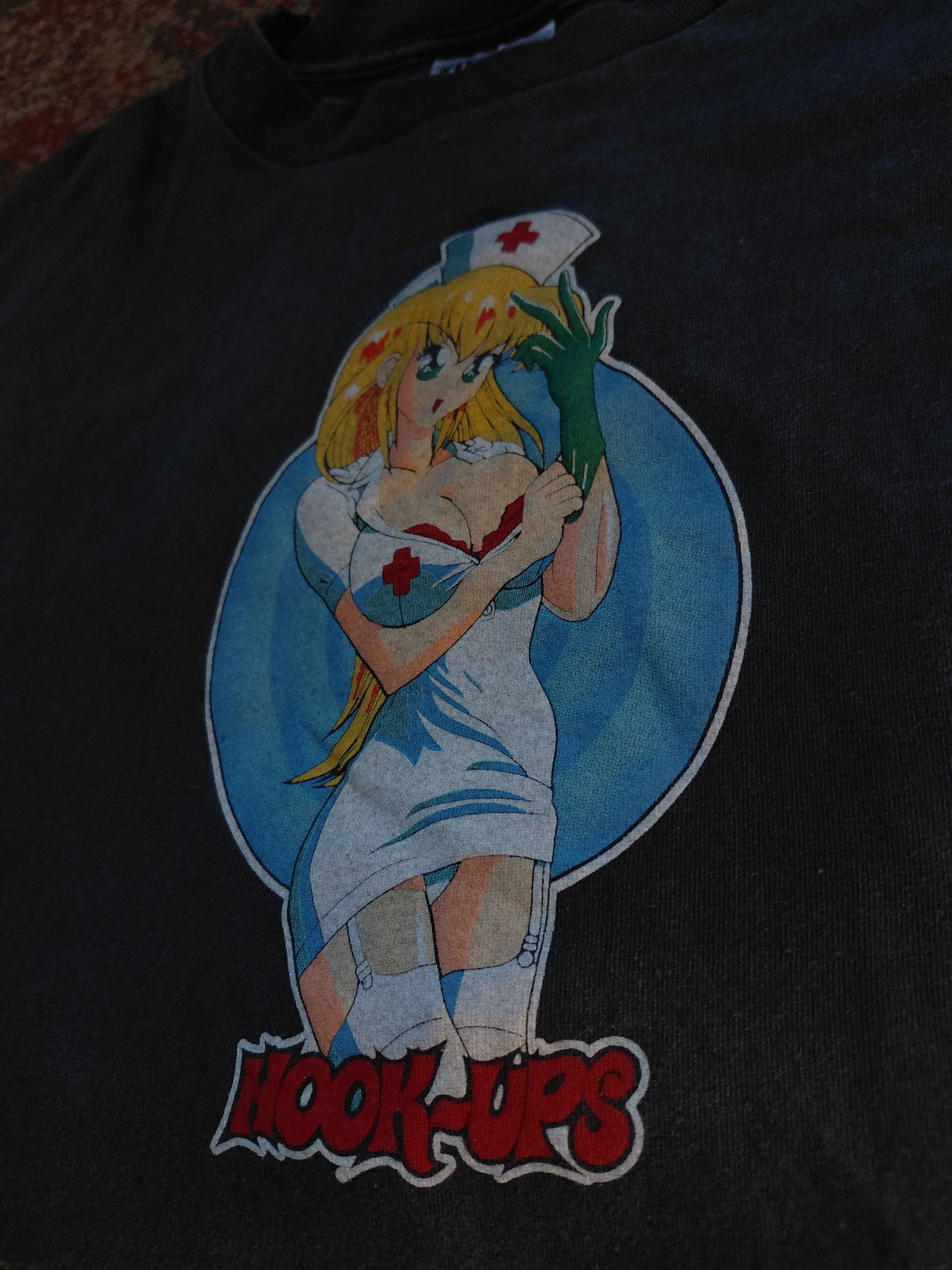 Hook-Ups Hook-Ups, Nurse Skate Tee, Tultex, long sleeve Size US L / EU 52-54 / 3 - 3 Thumbnail
